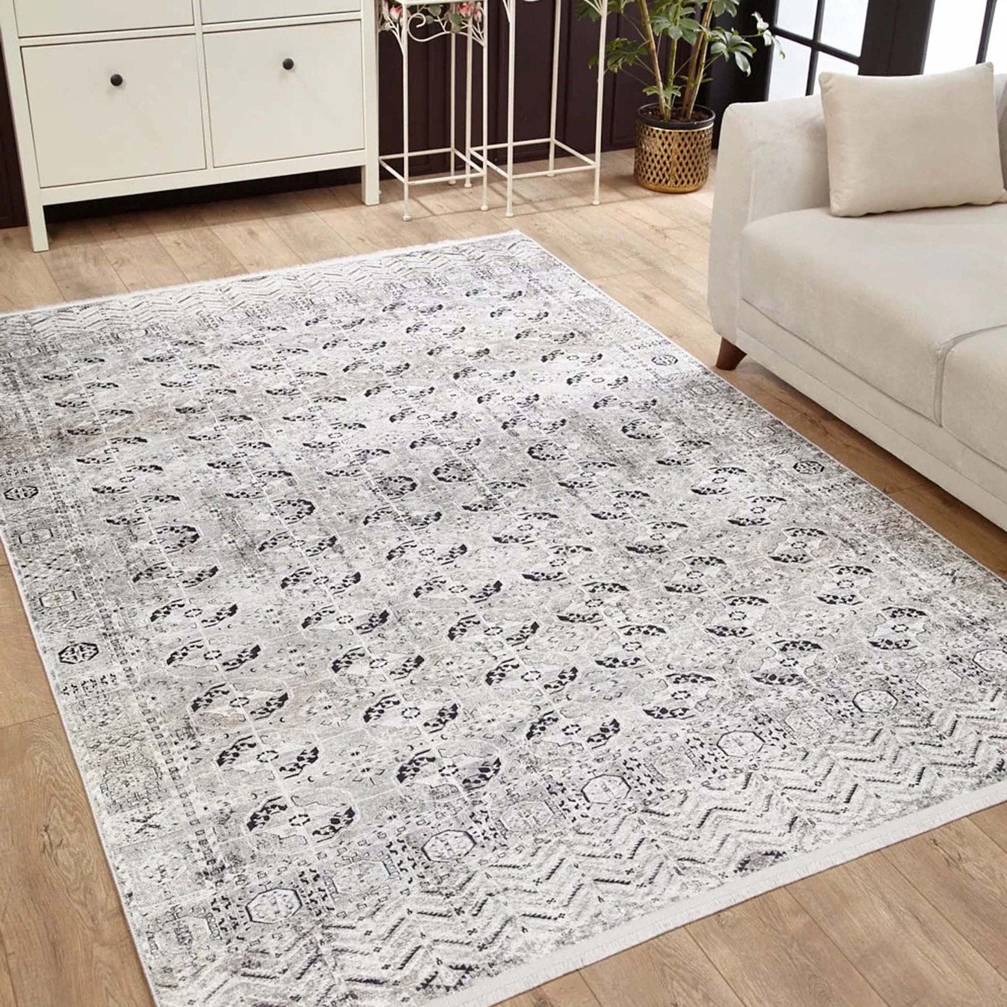 Arda Turkish Kilim Orange & Silver Rug