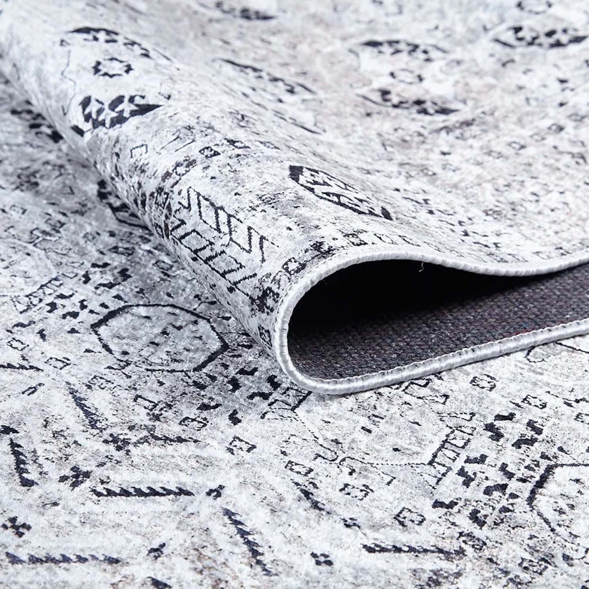 Arda Turkish Kilim Orange & Silver Rug