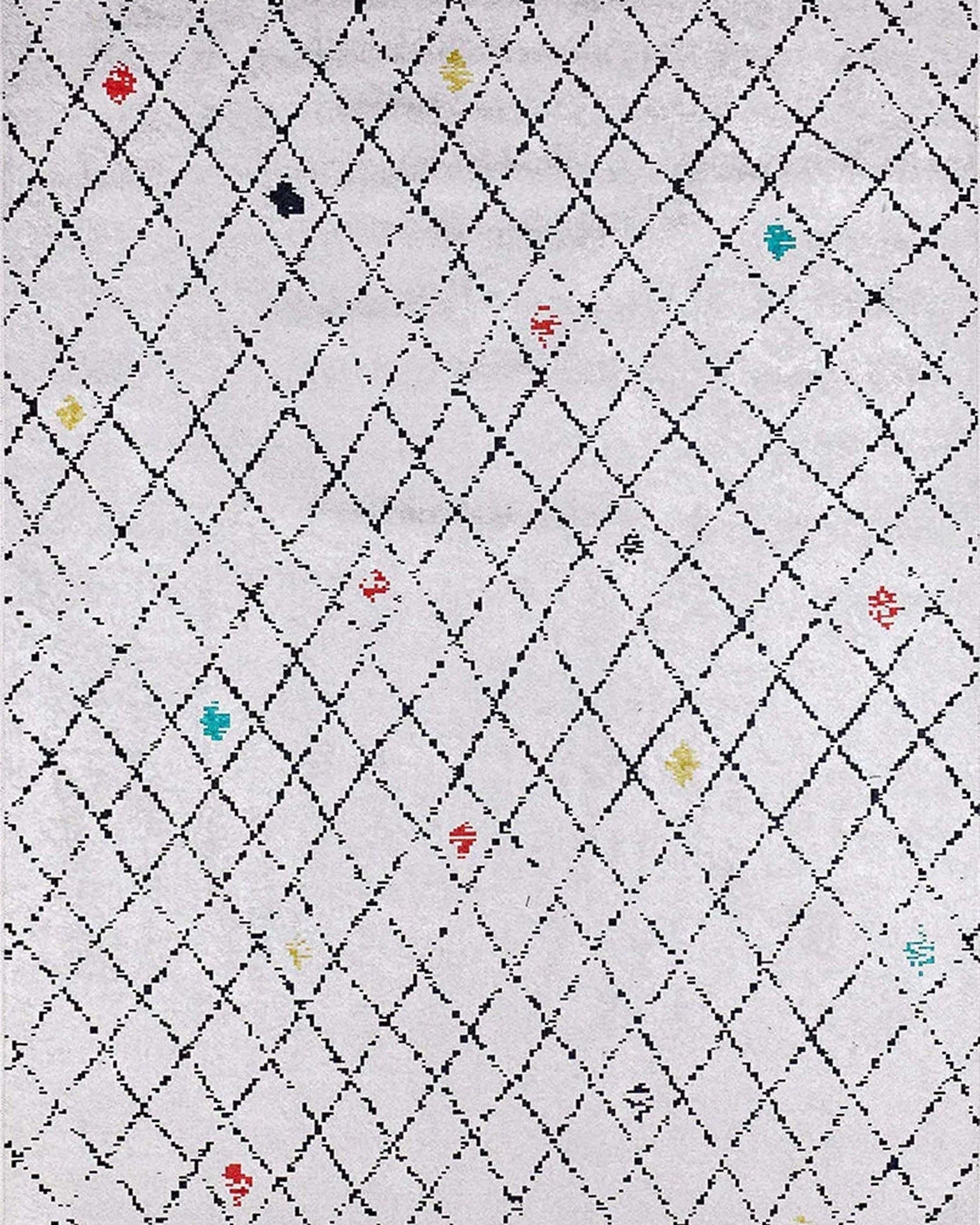 Ariel Turkish Kilim White Ivory Rug