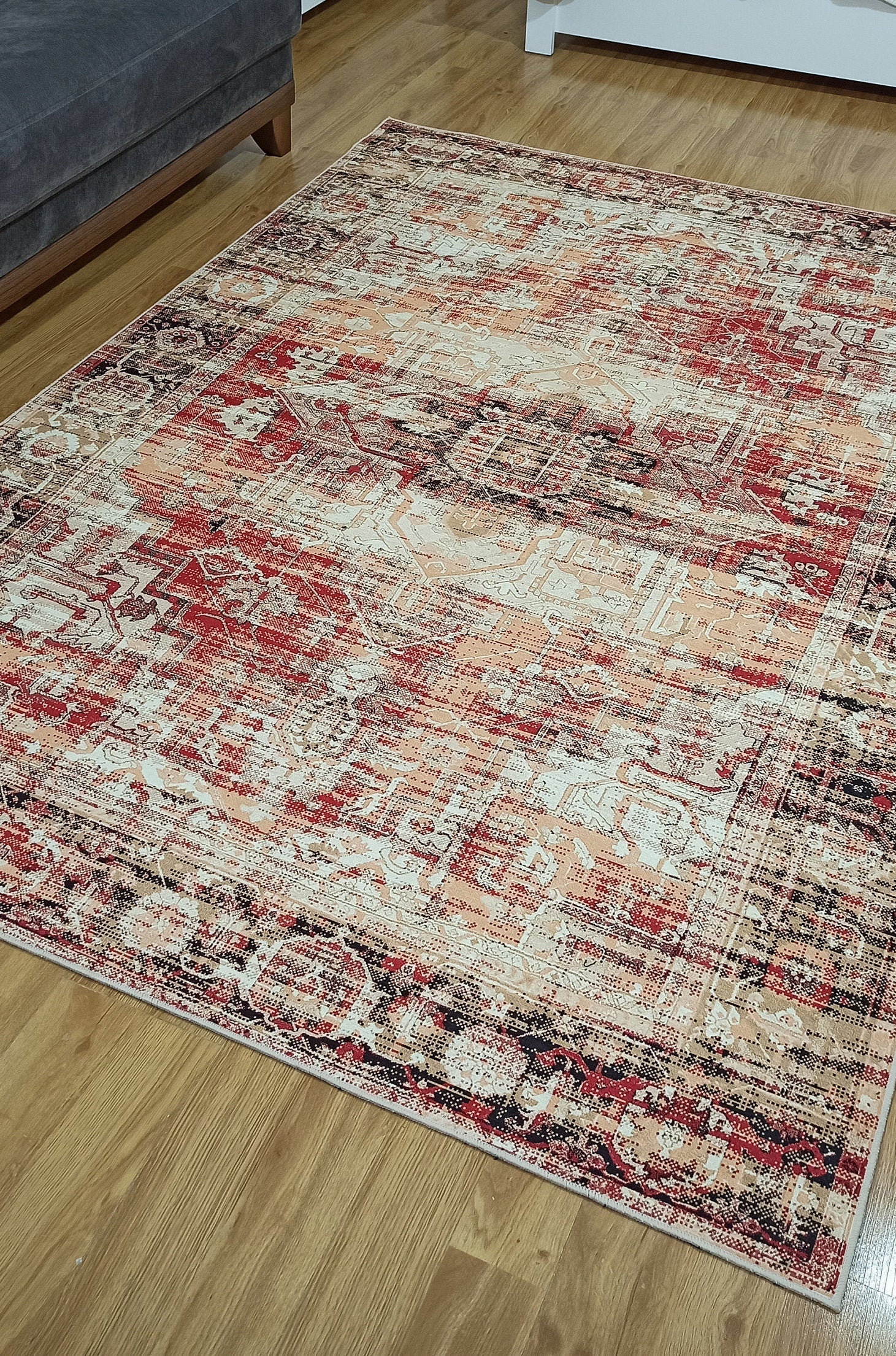 Arma Persian Oriental Faded Beige Rug