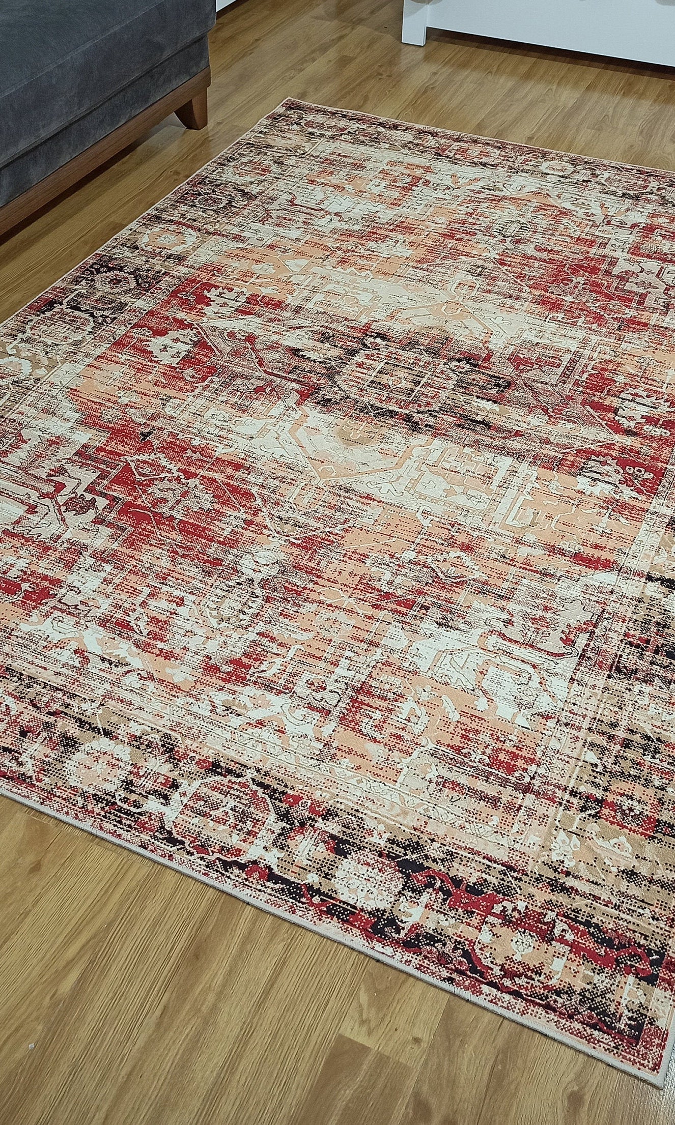 Arma Persian Oriental Faded Beige Rug