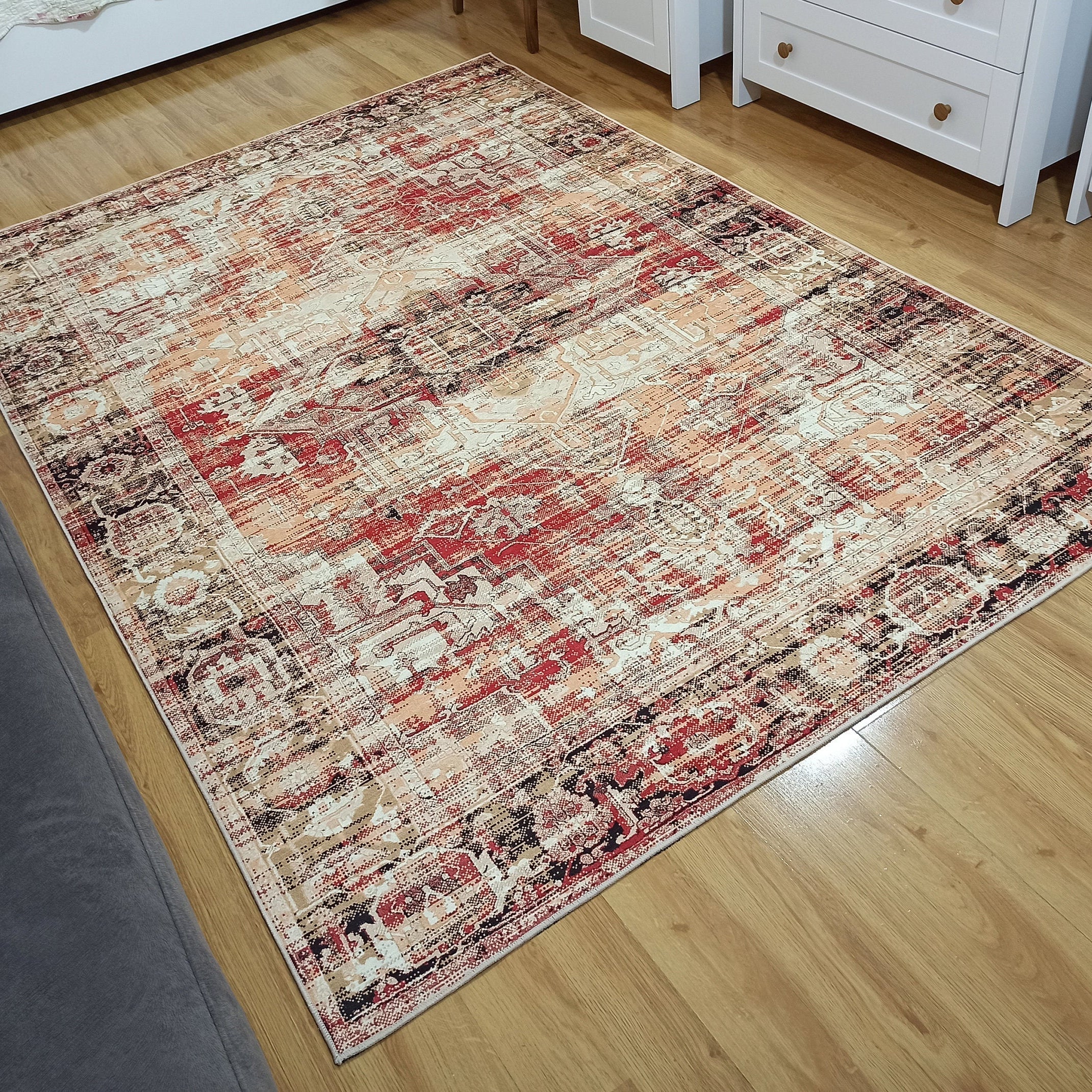 Arma Persian Oriental Faded Beige Rug