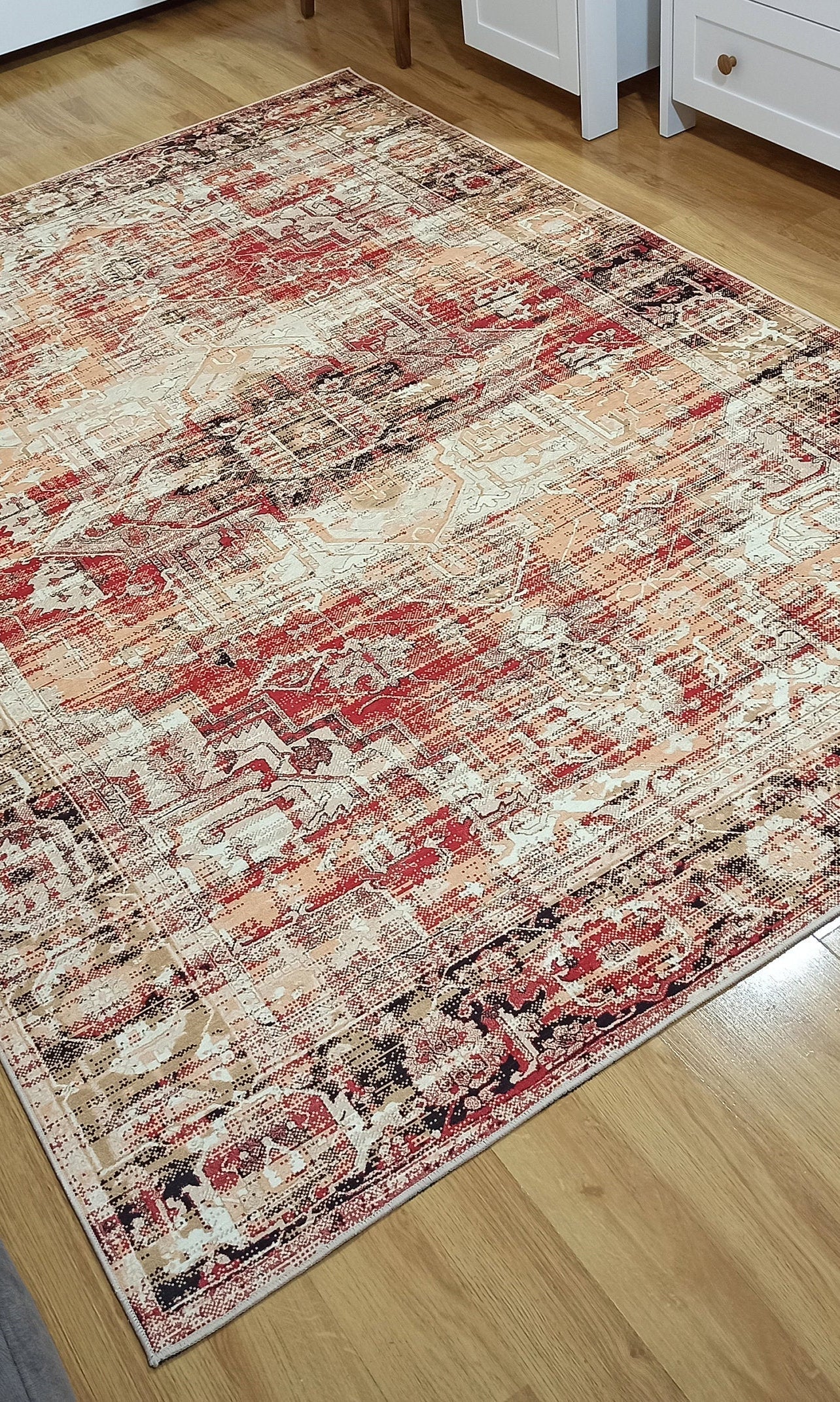 Arma Persian Oriental Faded Beige Rug