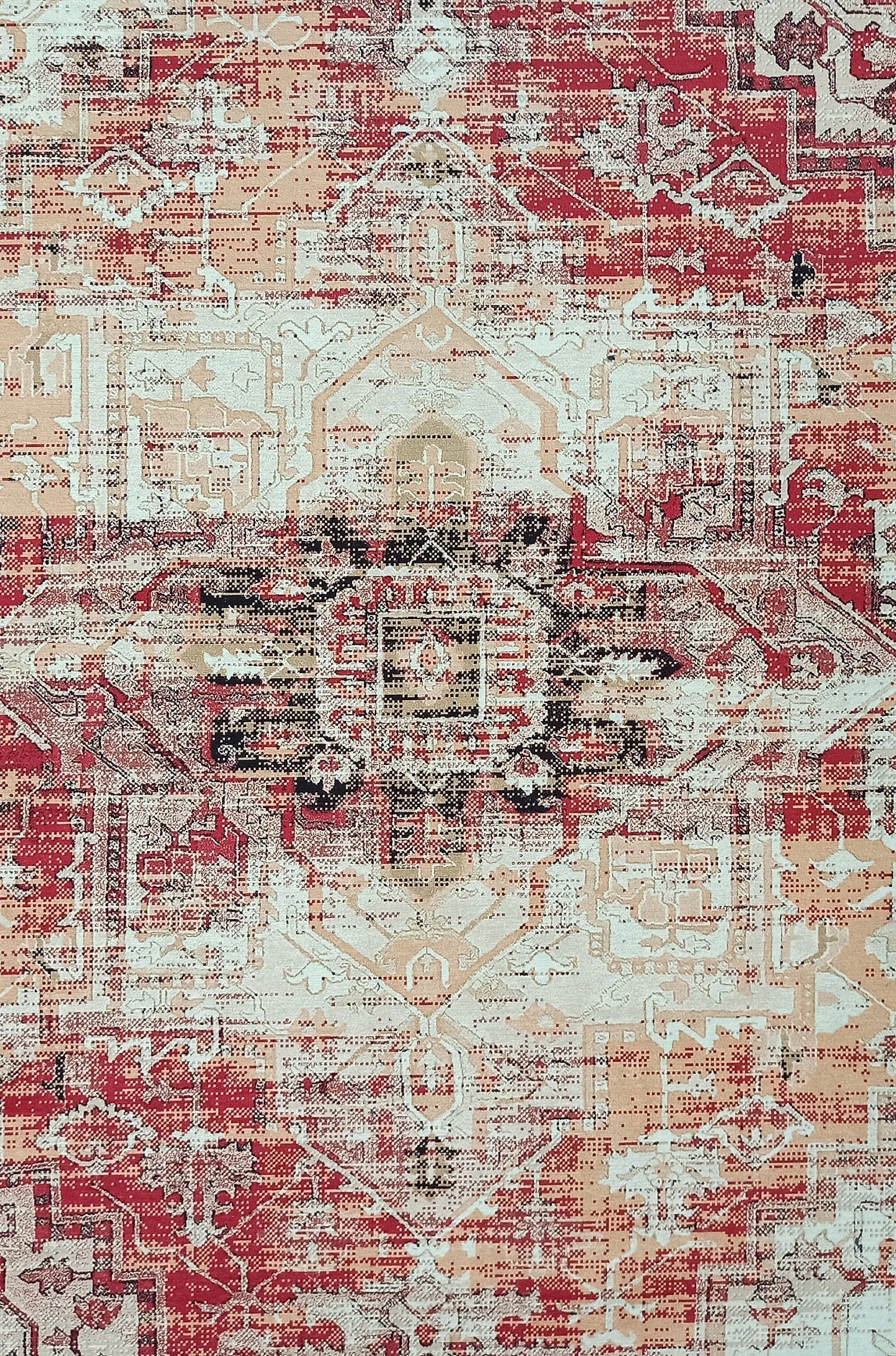 Arma Persian Oriental Faded Beige Rug