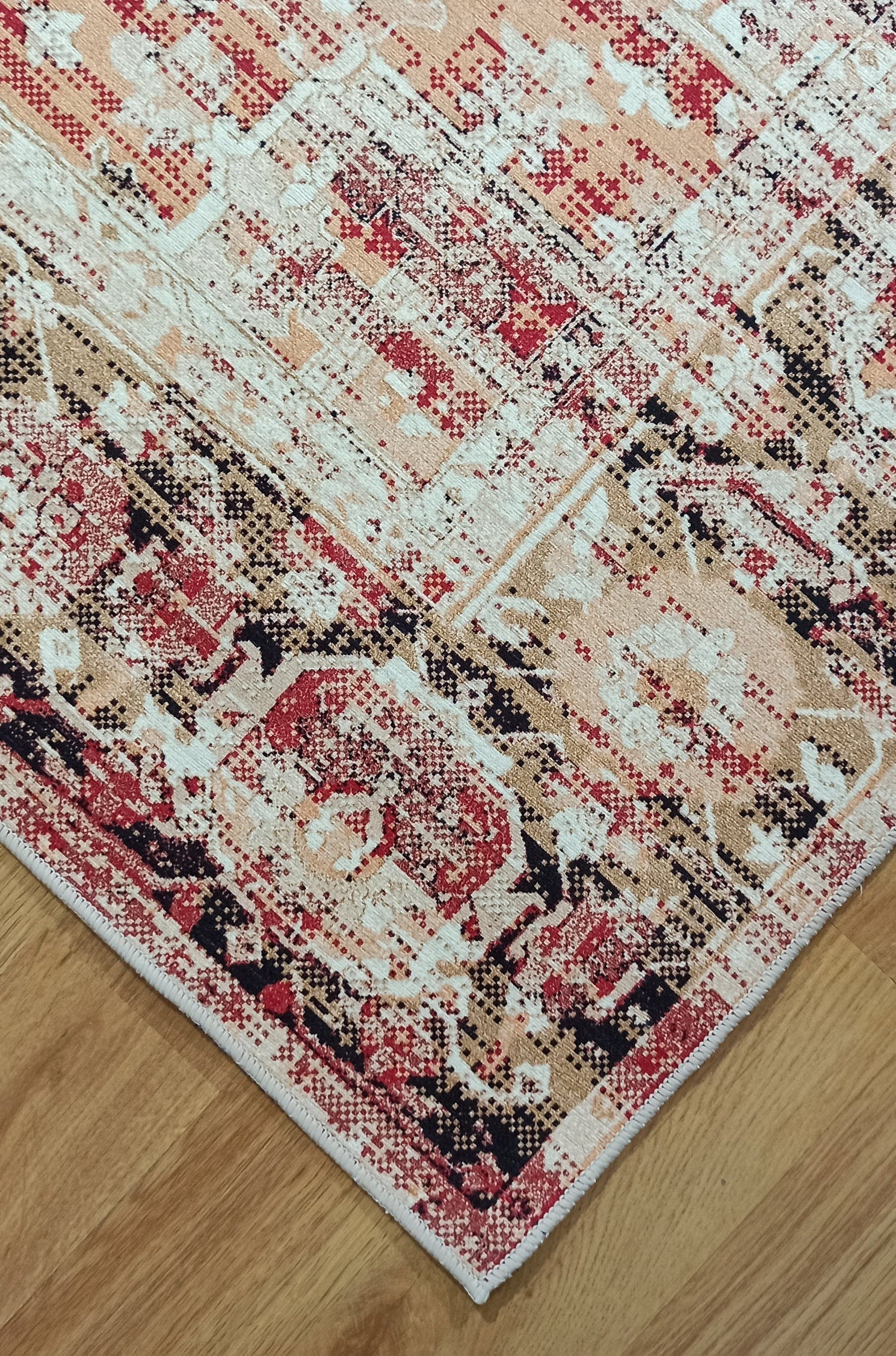 Arma Persian Oriental Faded Beige Rug