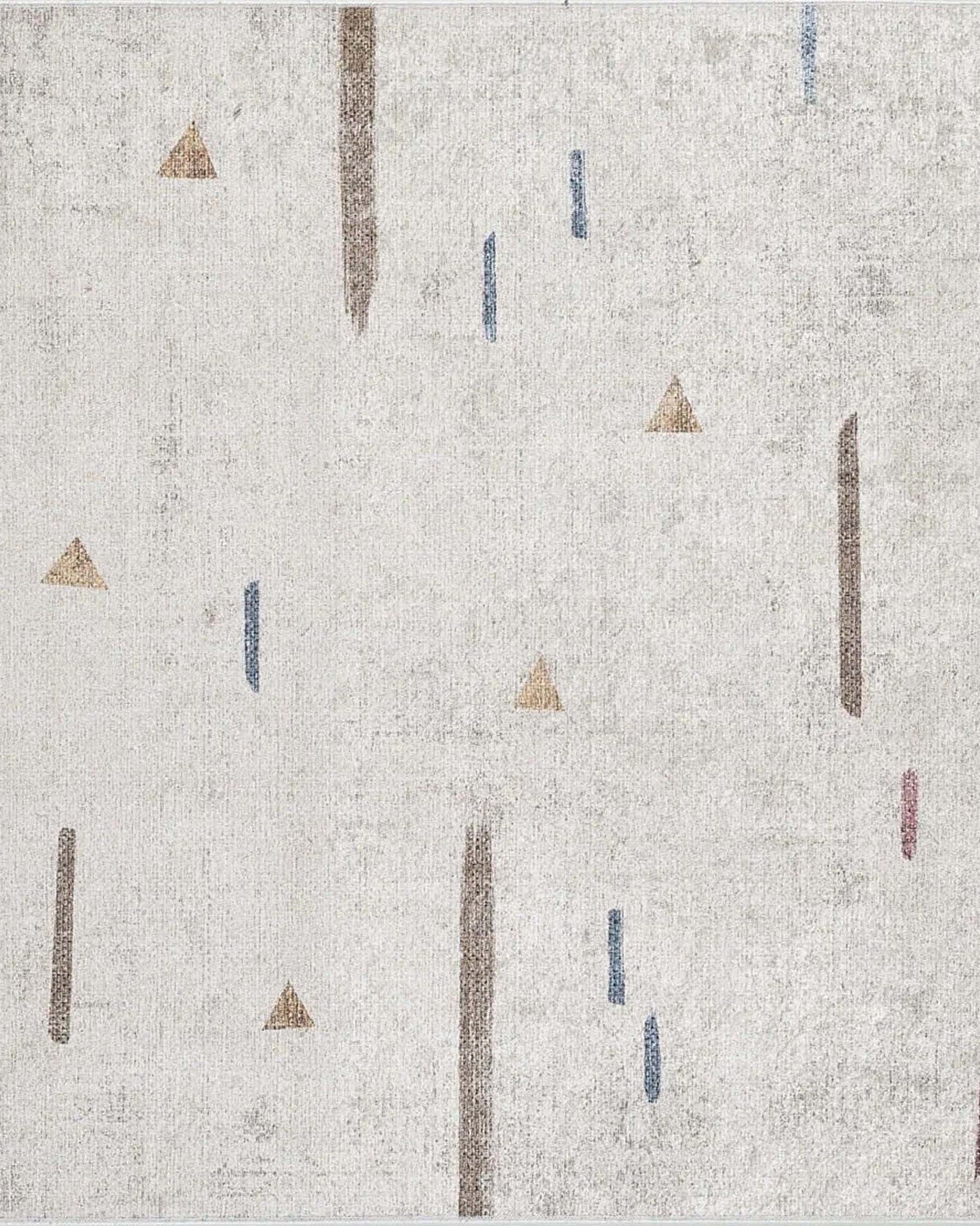 Arsela Turkish White Cream Rug