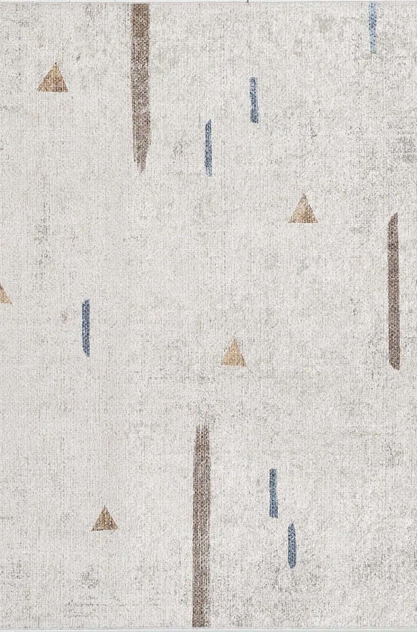 Arsela Turkish White Cream Rug