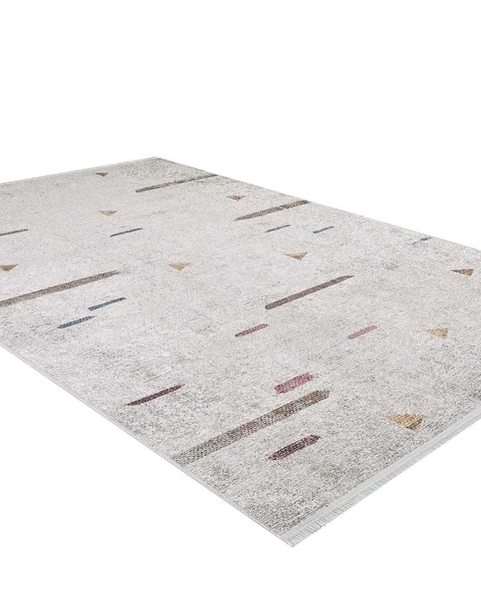 Arsela Turkish White Cream Rug