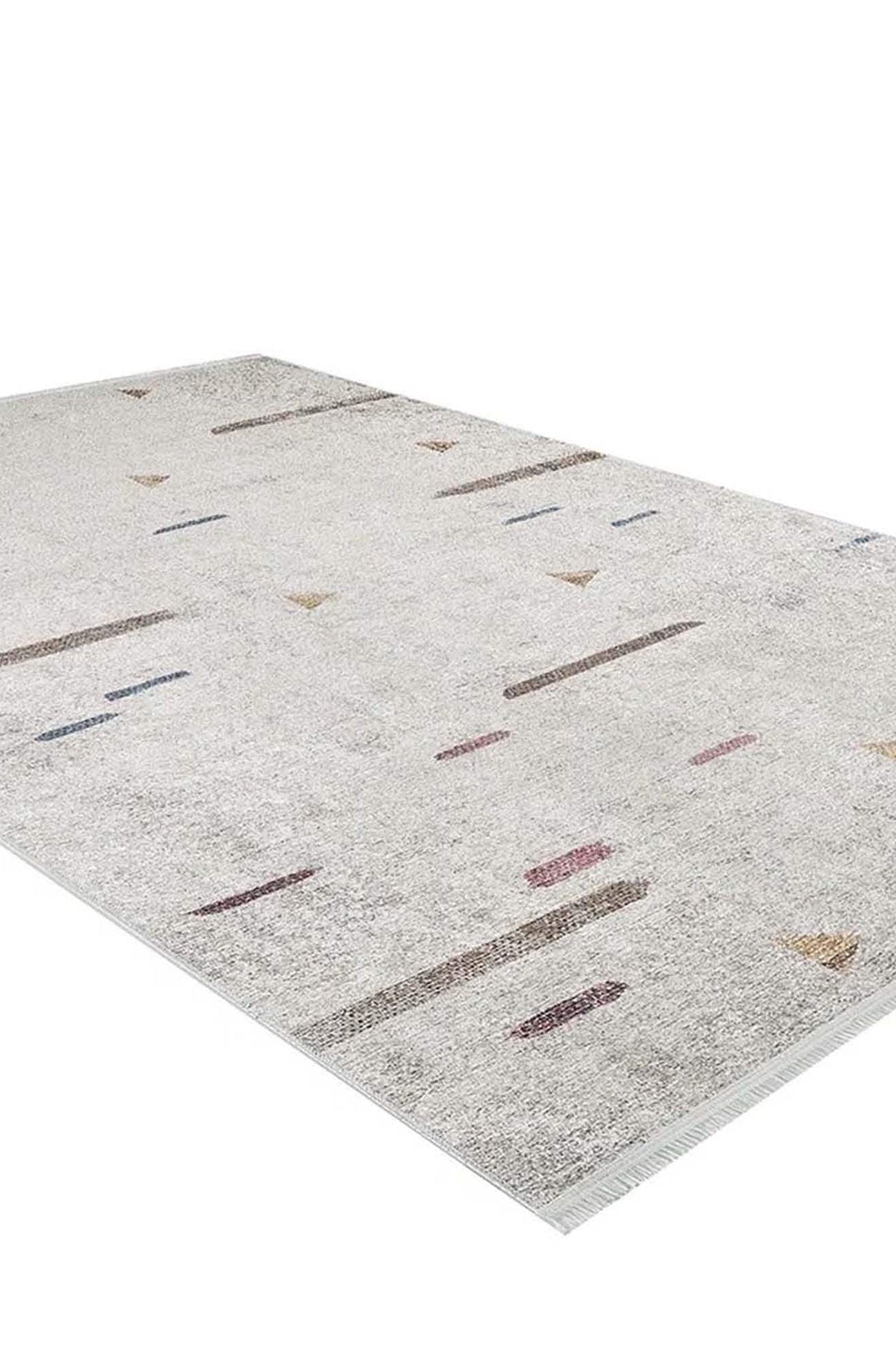 Arsela Turkish White Cream Rug