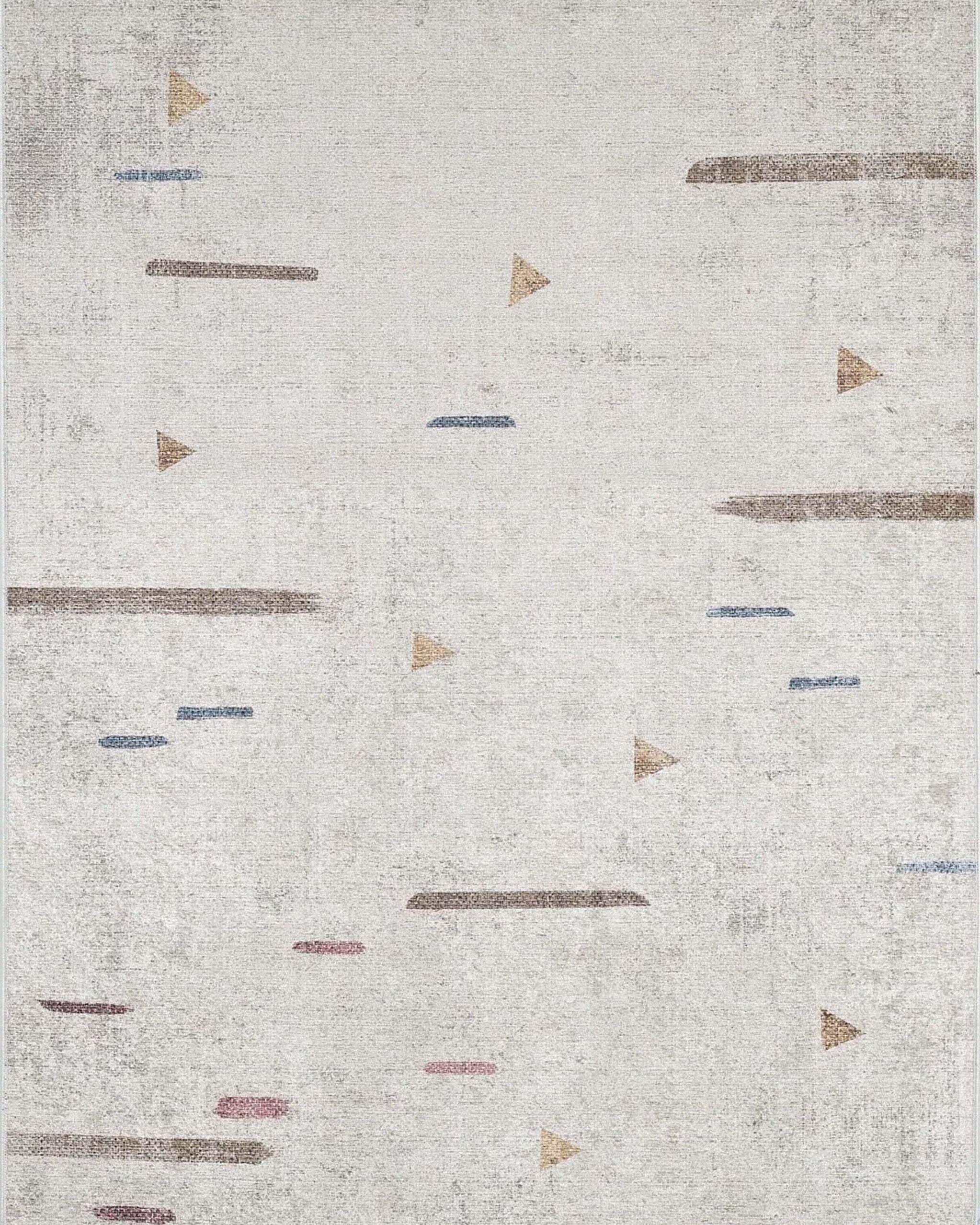 Arsela Turkish White Cream Rug