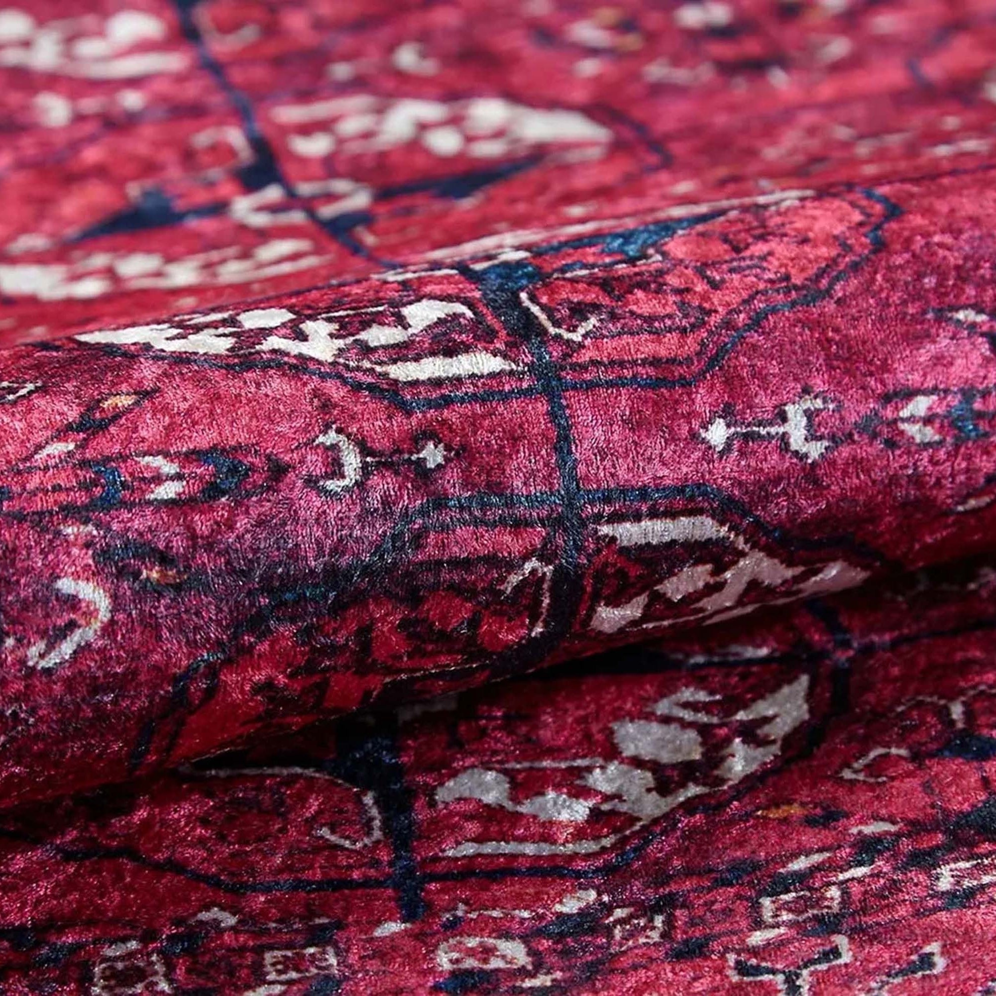 Alita Afghan Hot Pink Rug