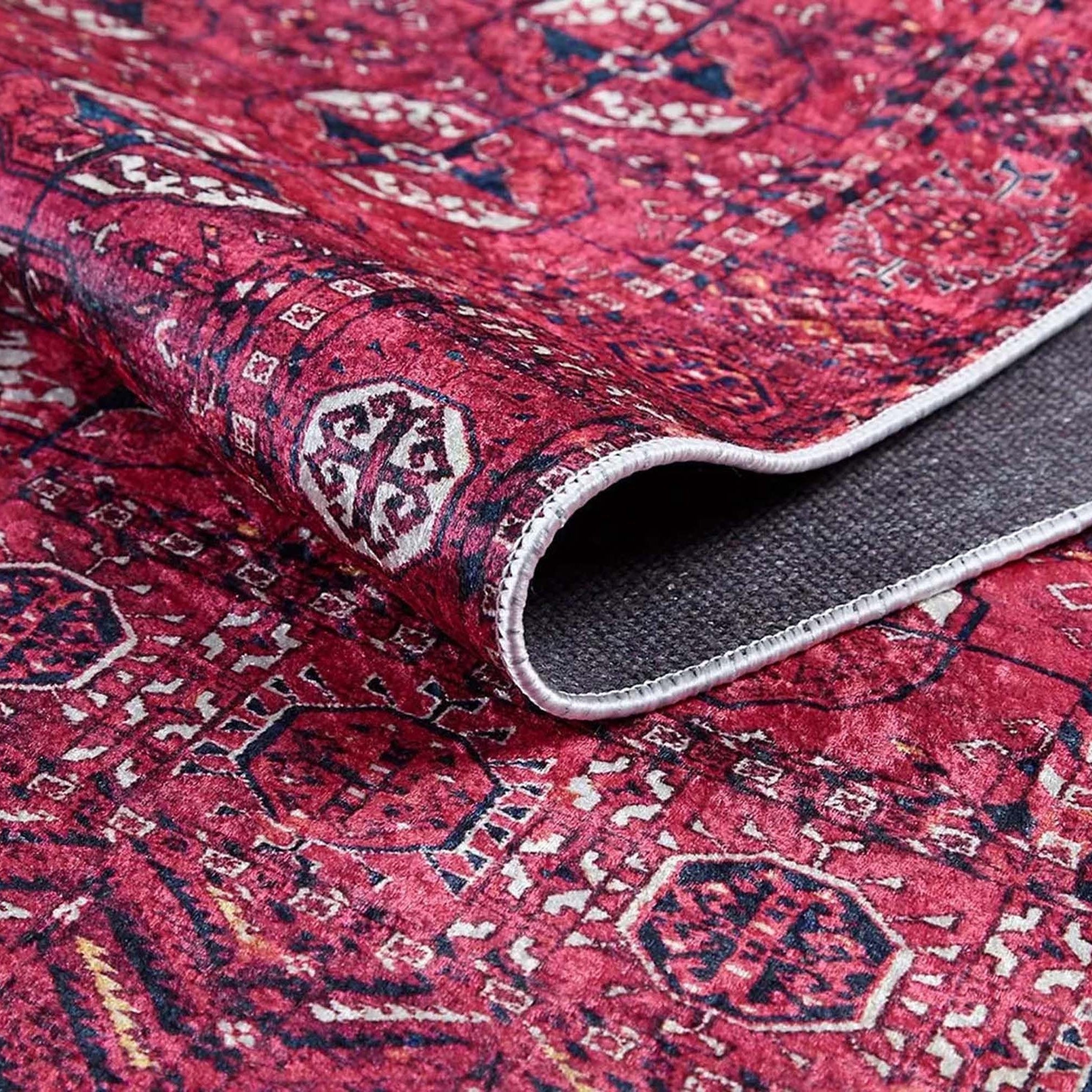 Alita Afghan Hot Pink Rug