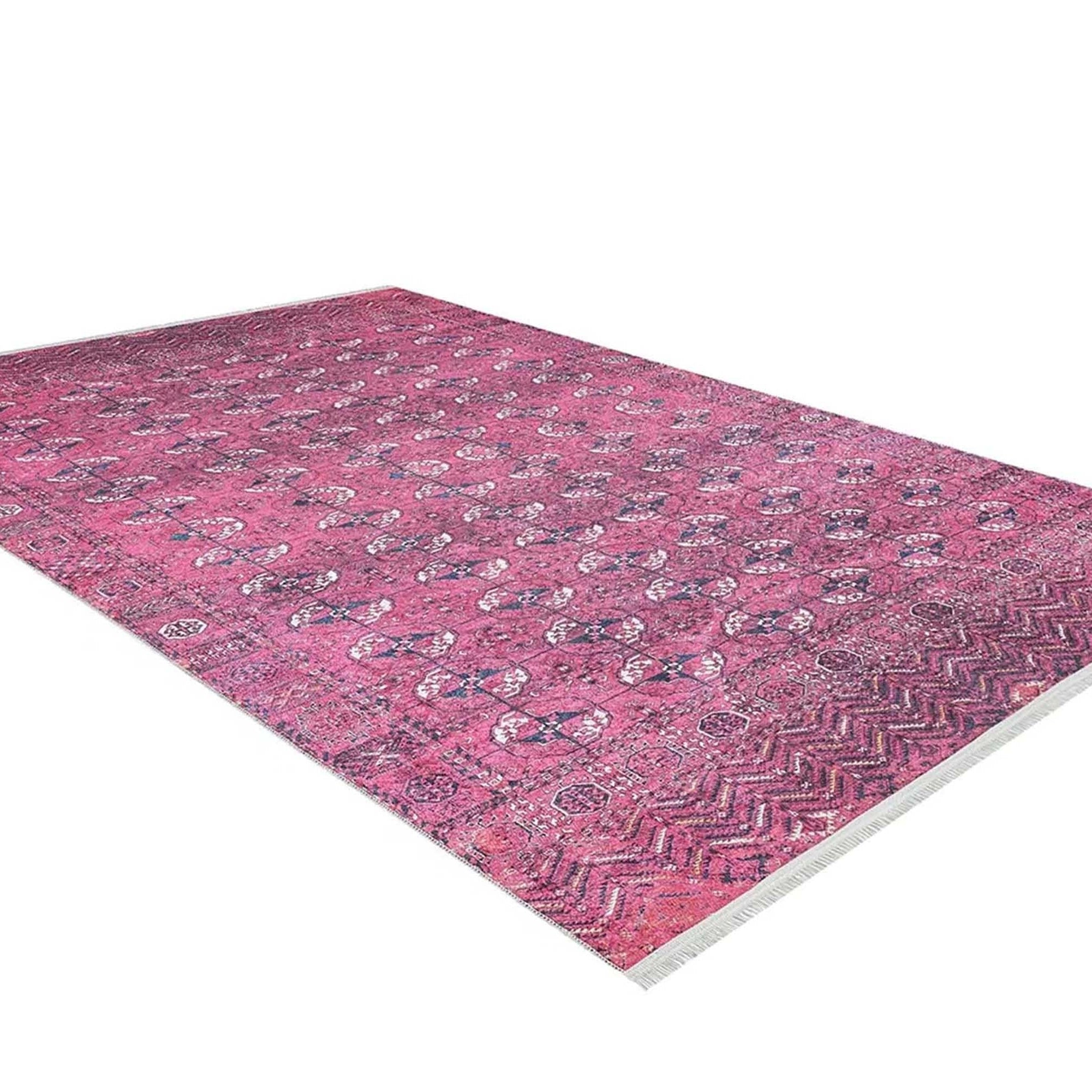 Alita Afghan Hot Pink Rug