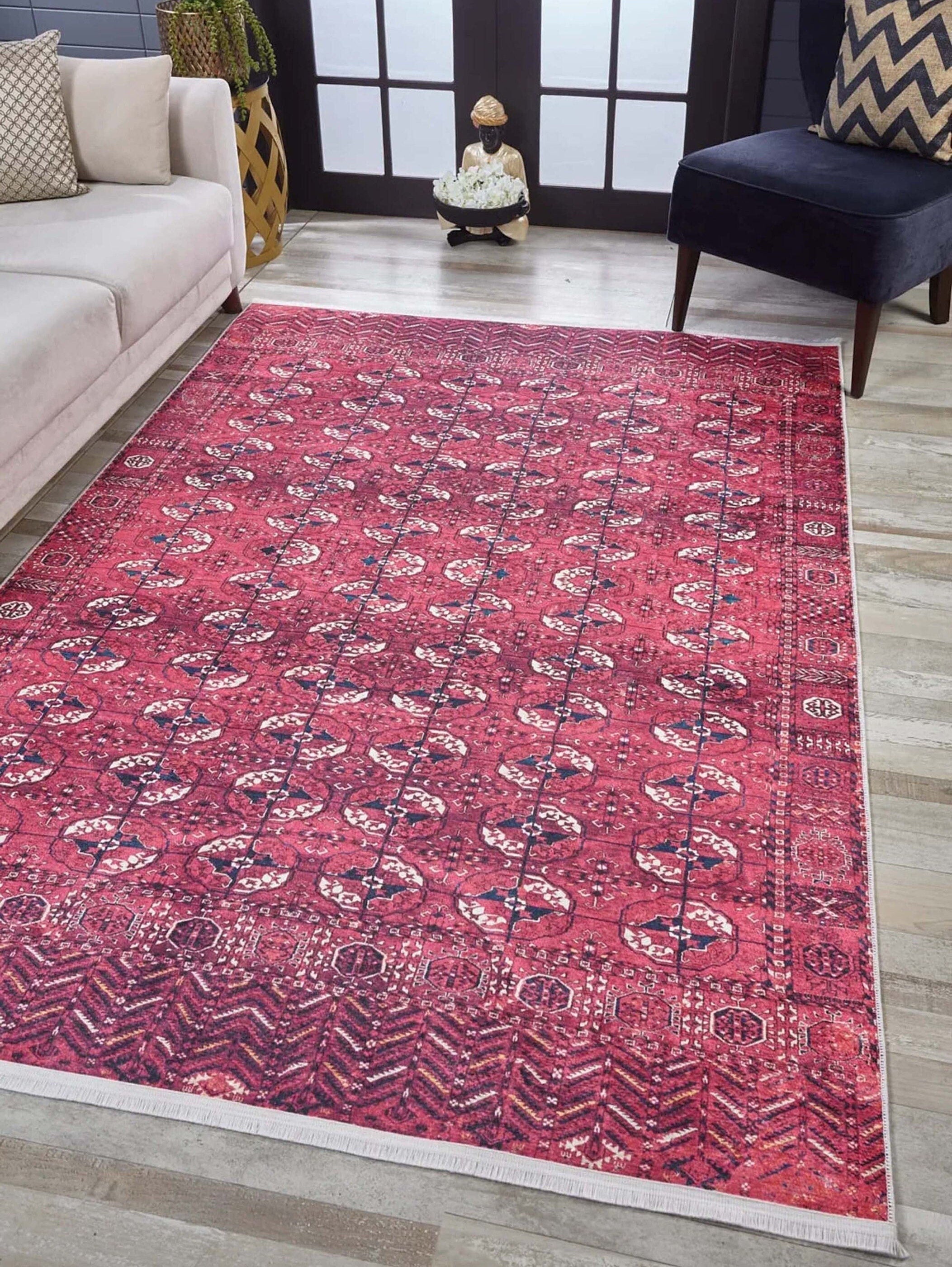 Alita Afghan Hot Pink Rug