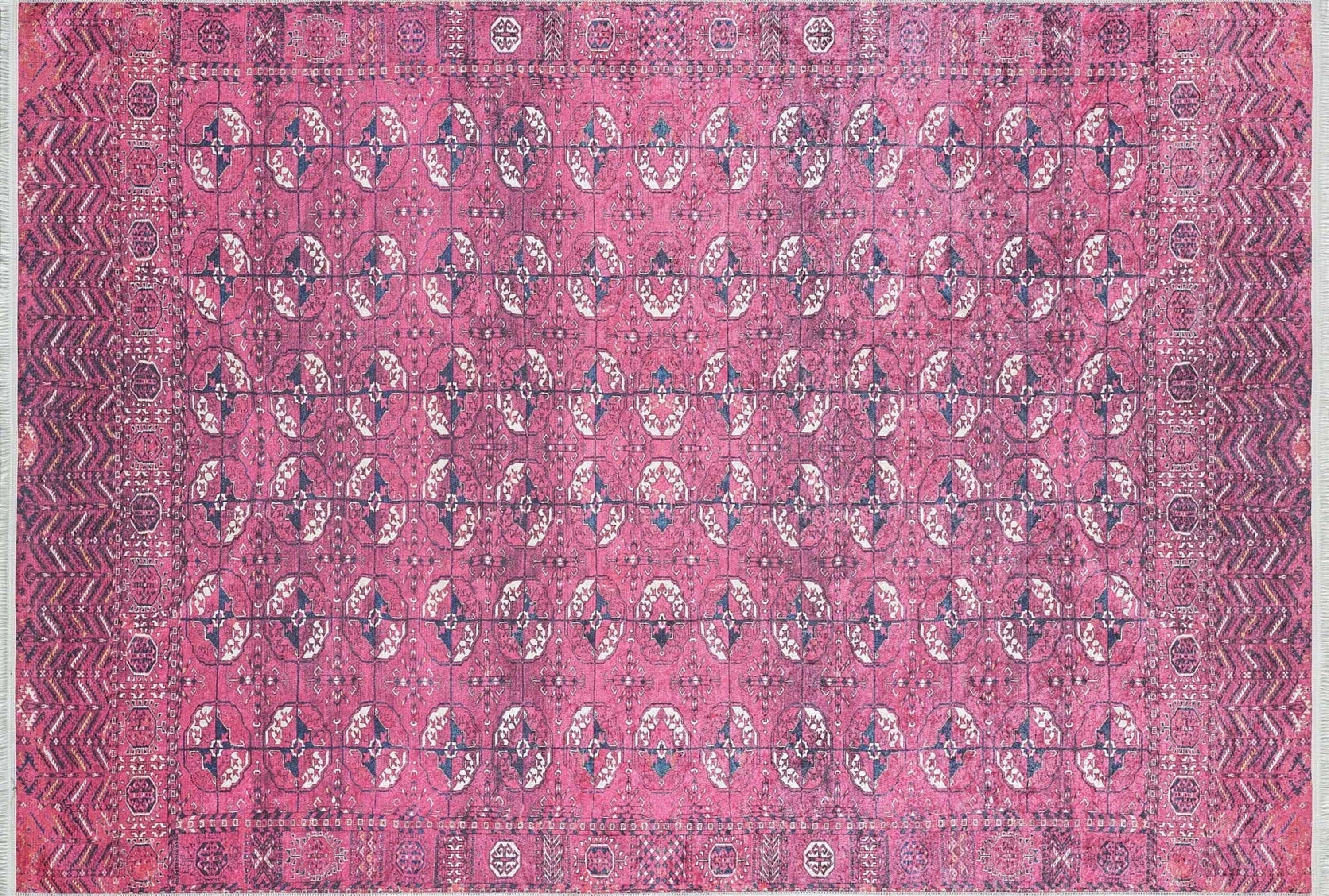 Alita Afghan Hot Pink Rug
