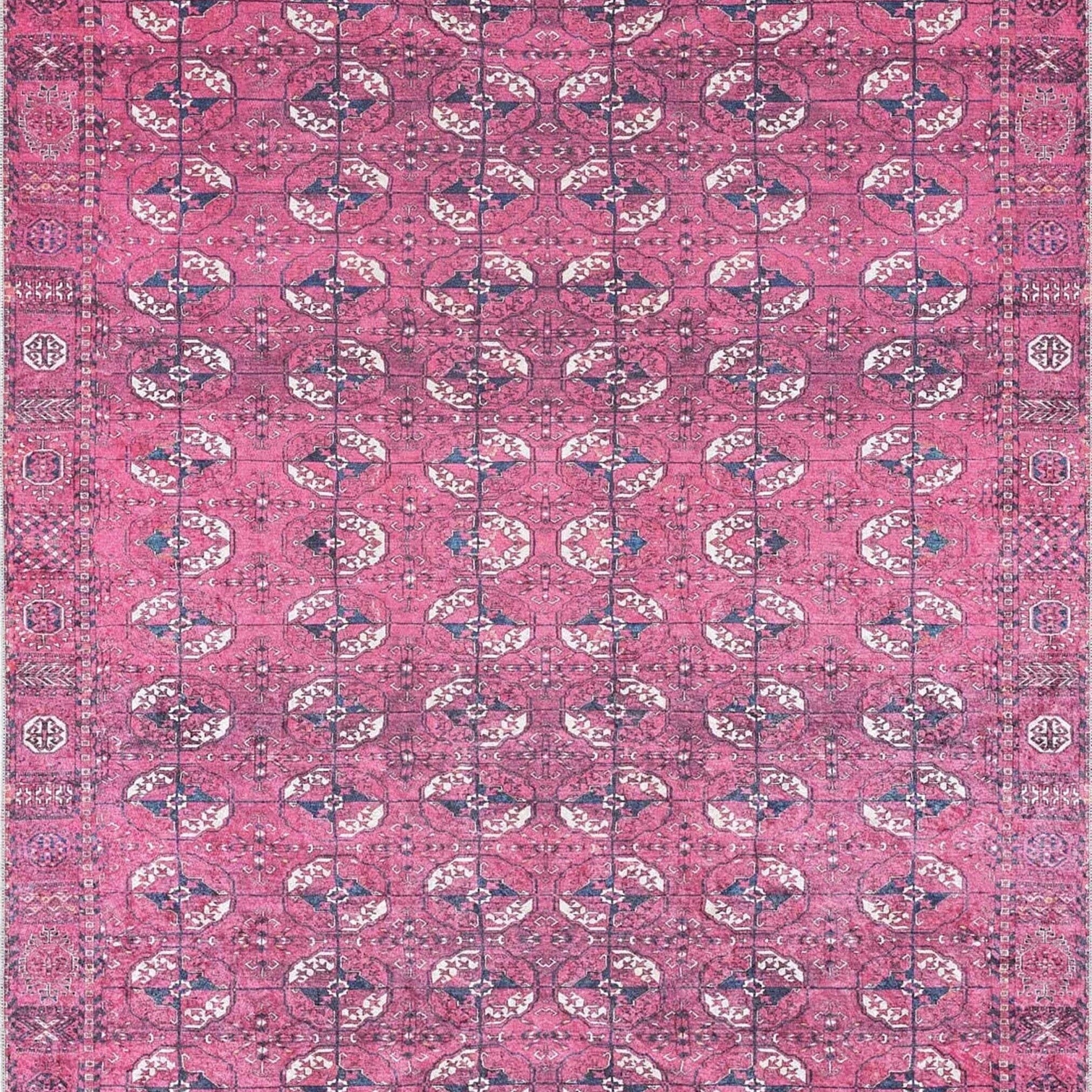 Alita Afghan Hot Pink Rug