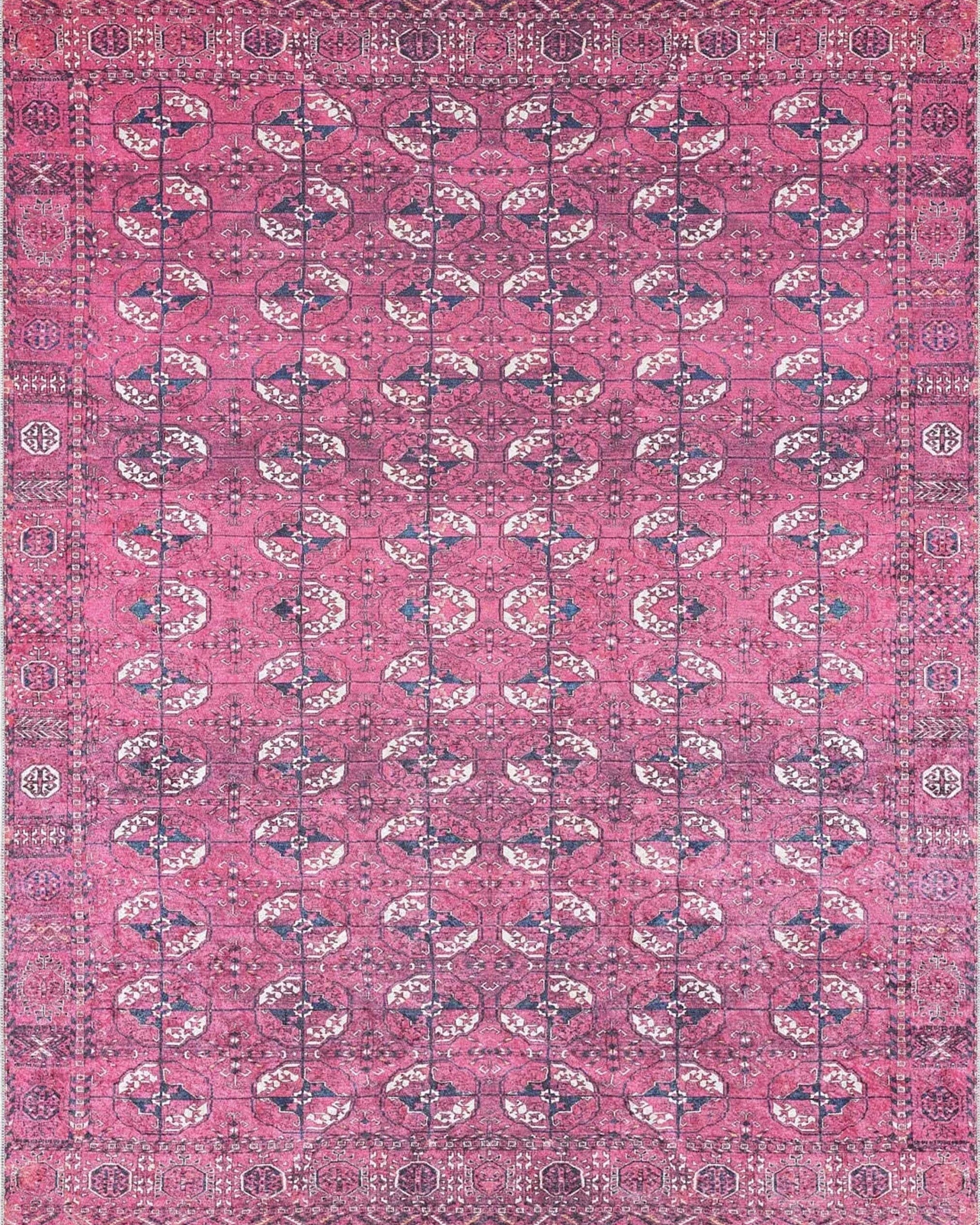 Alita Afghan Hot Pink Rug