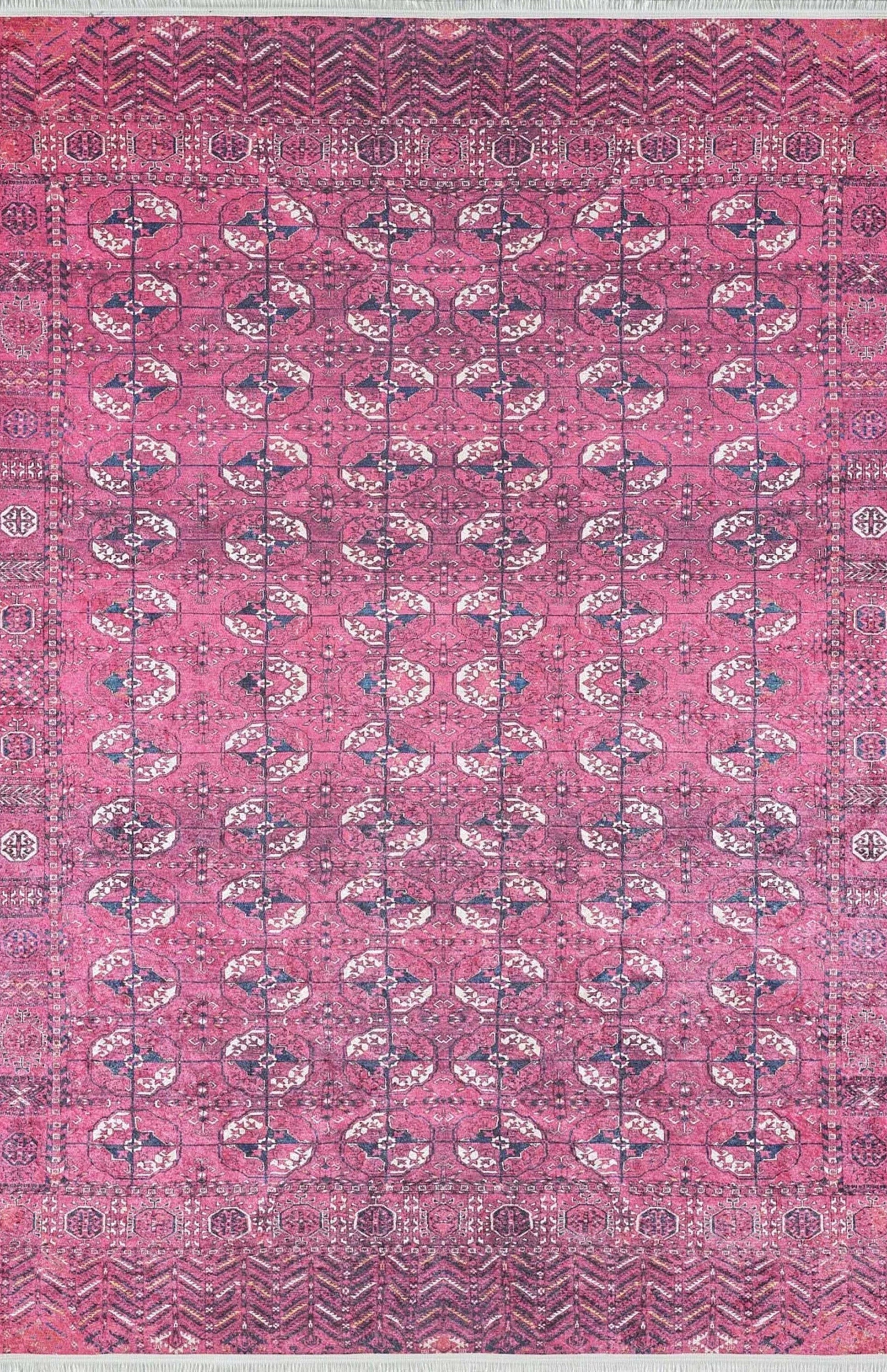Alita Afghan Hot Pink Rug