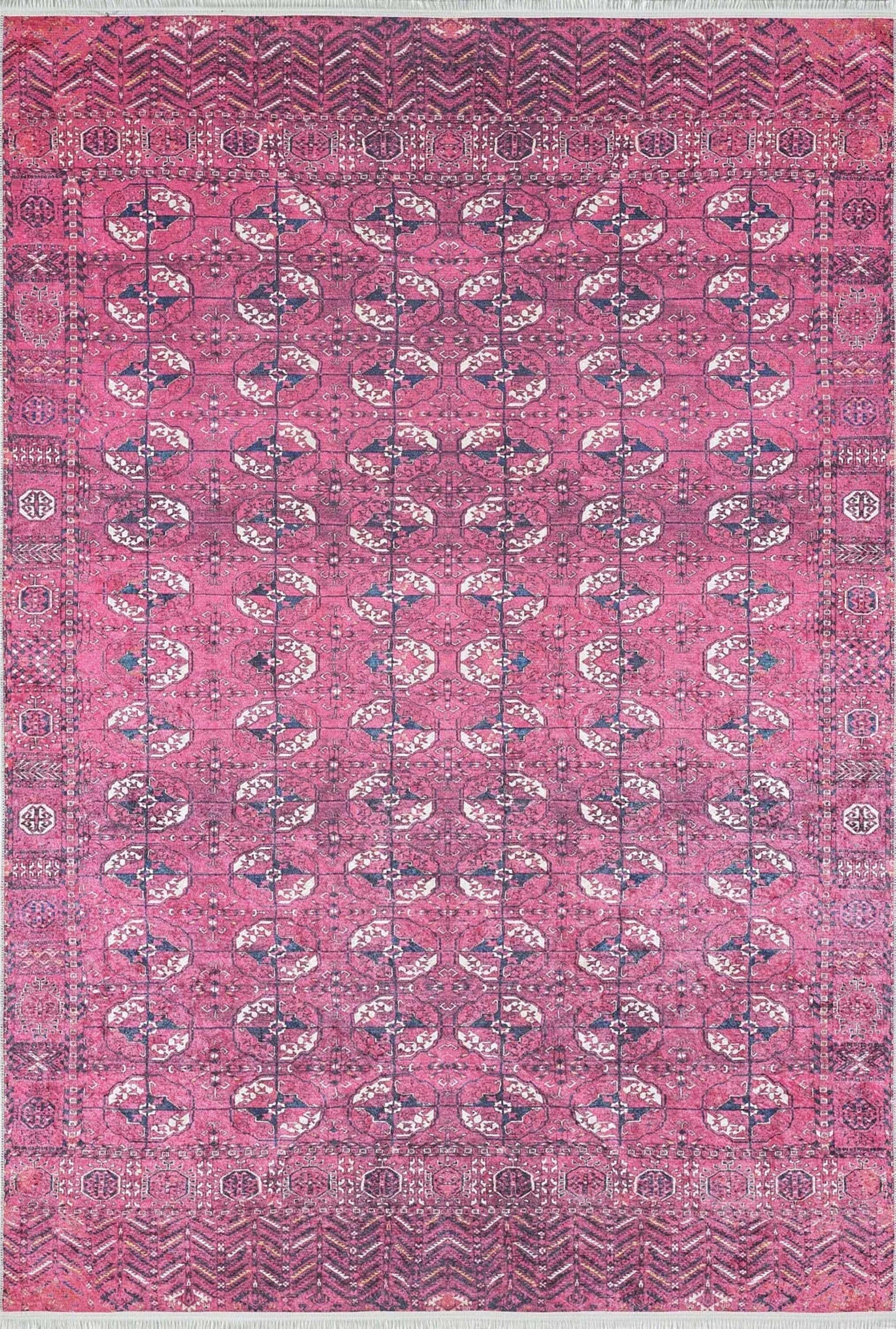 Alita Afghan Hot Pink Rug