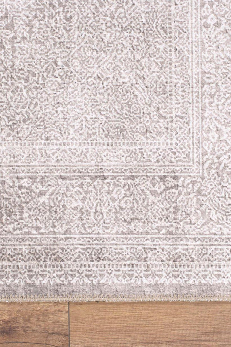 Arya Natural Beige Persian Vintage Rug