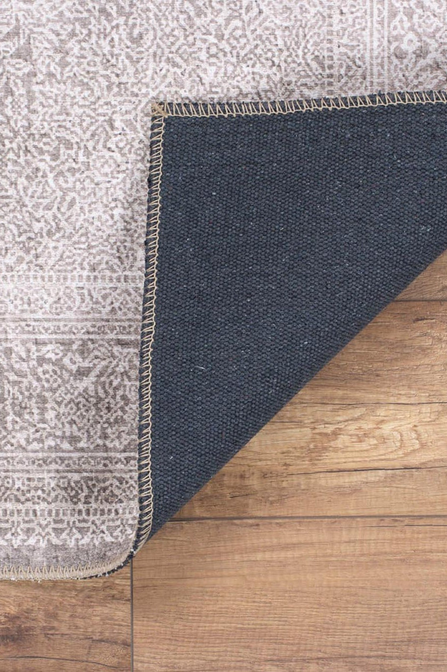 Arya Natural Beige Persian Vintage Rug