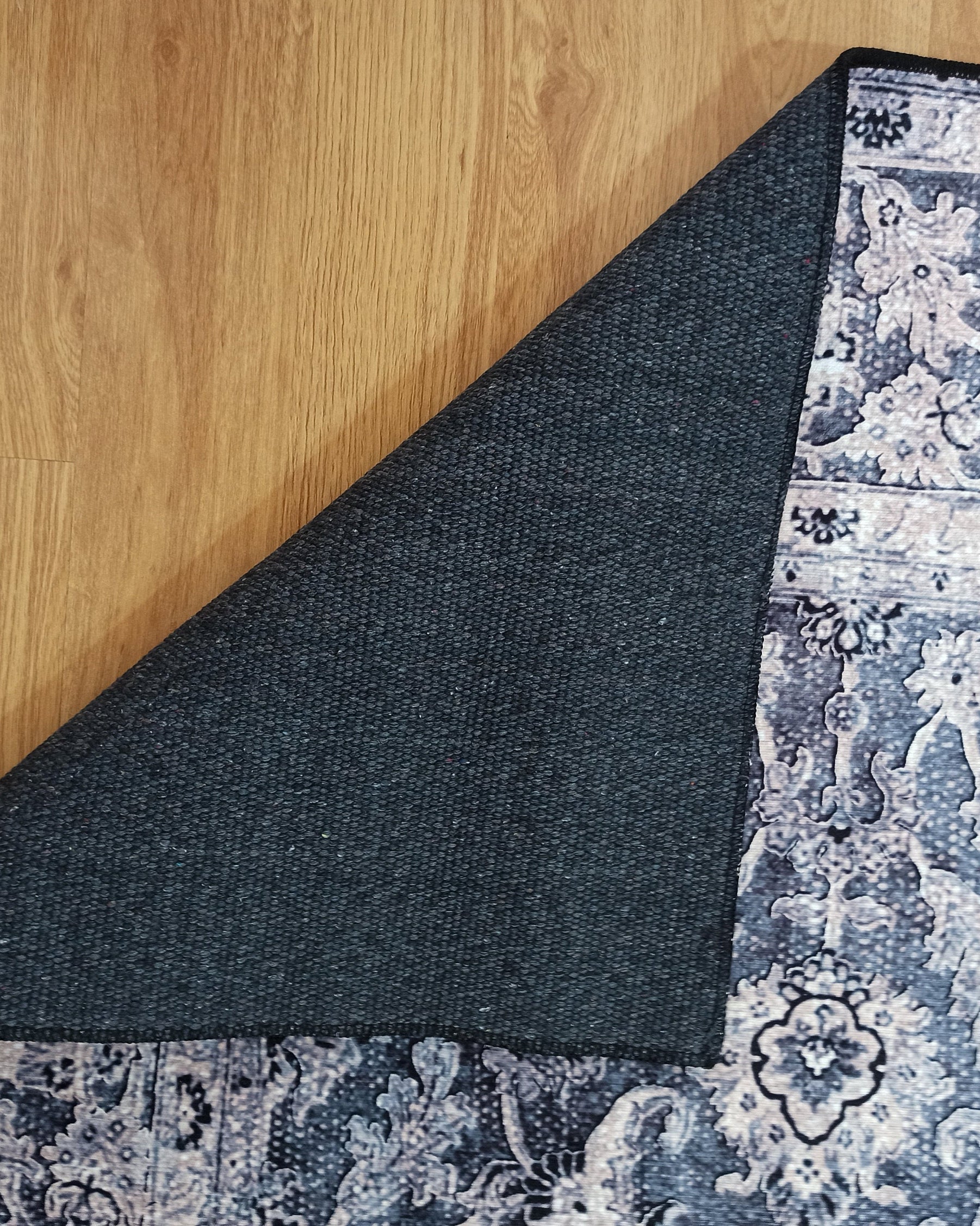 Asena Area Rug | Persian Navy Blue Gray Faded Rug