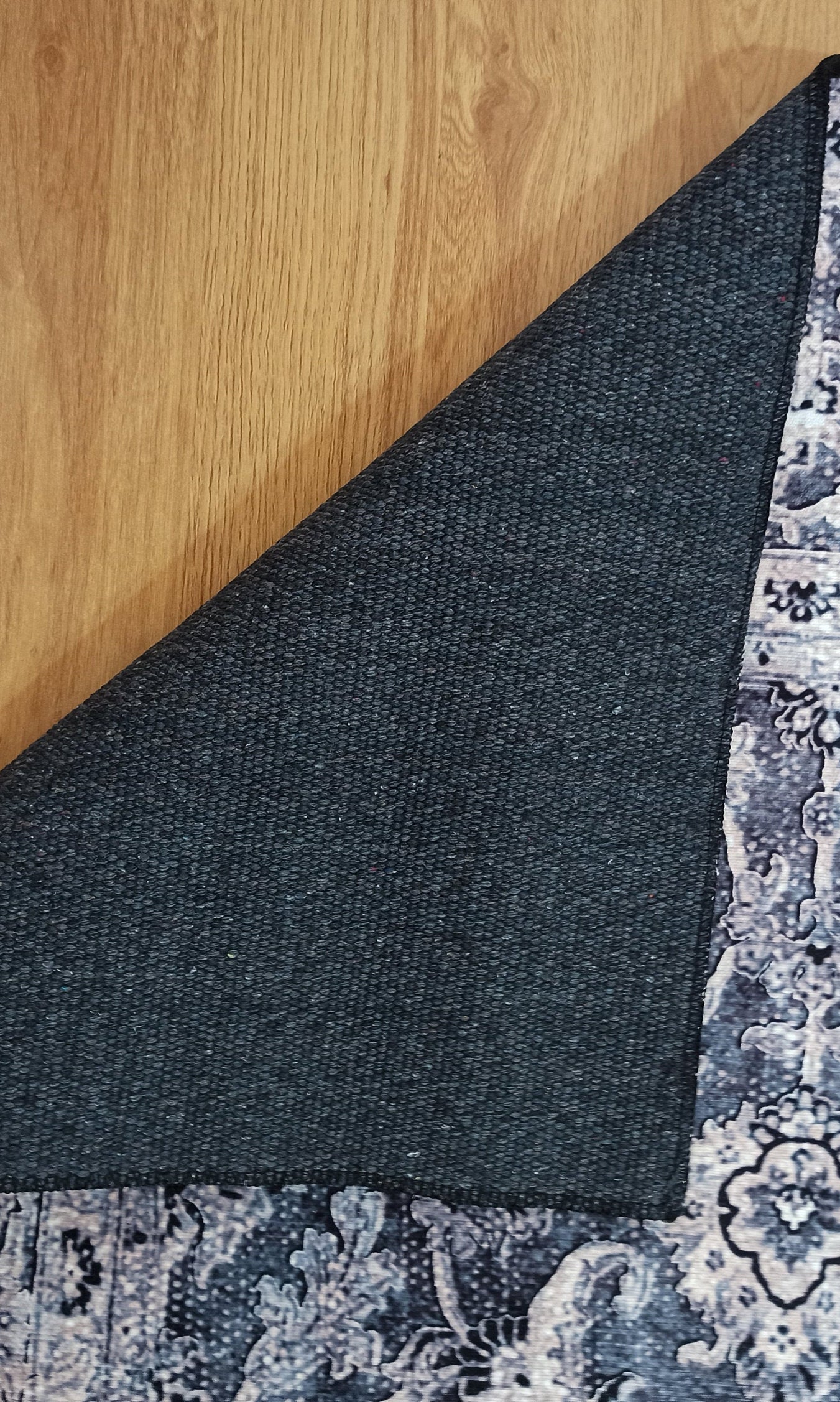 Asena Area Rug | Persian Navy Blue Gray Faded Rug