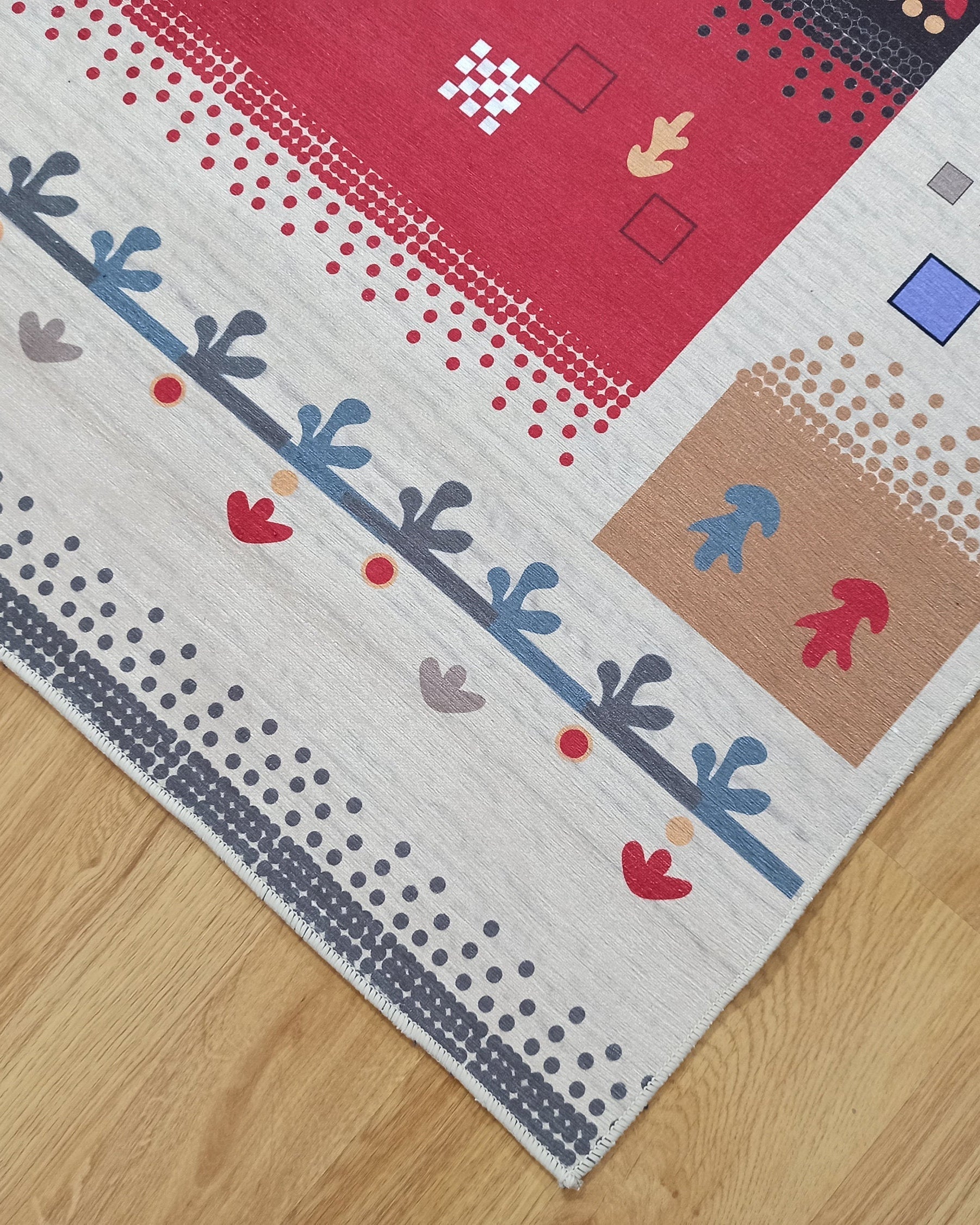 Asun Kilim Style Colorful Pastel Rug