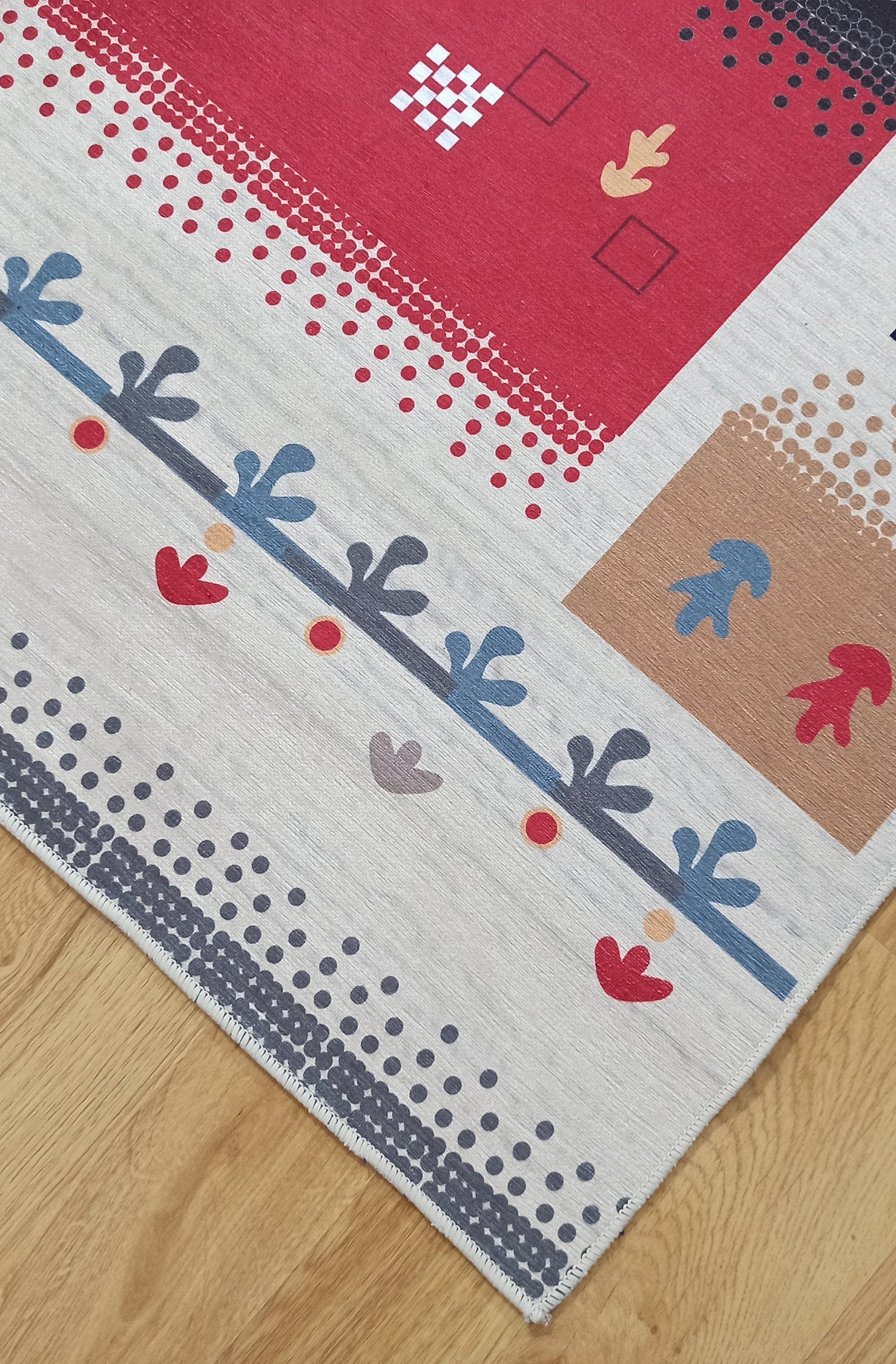 Asun Kilim Style Colorful Pastel Rug