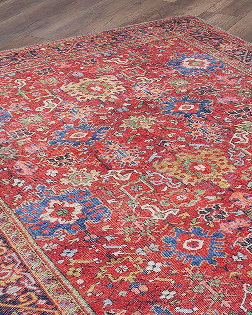 Aya Turkish Colorful Floral Rug