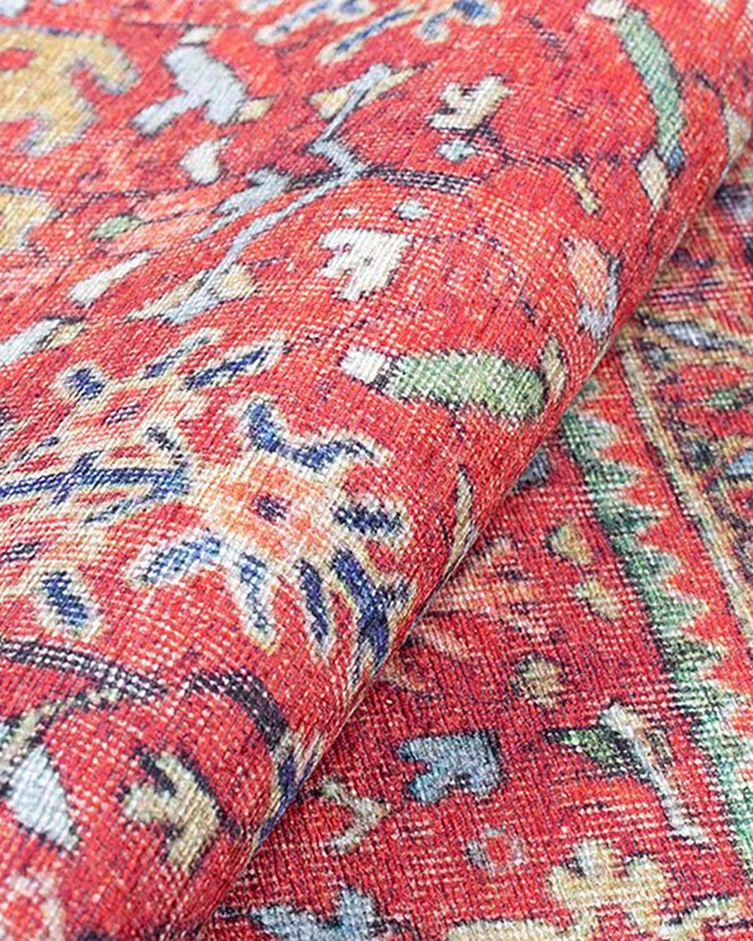 Aya Turkish Colorful Floral Rug