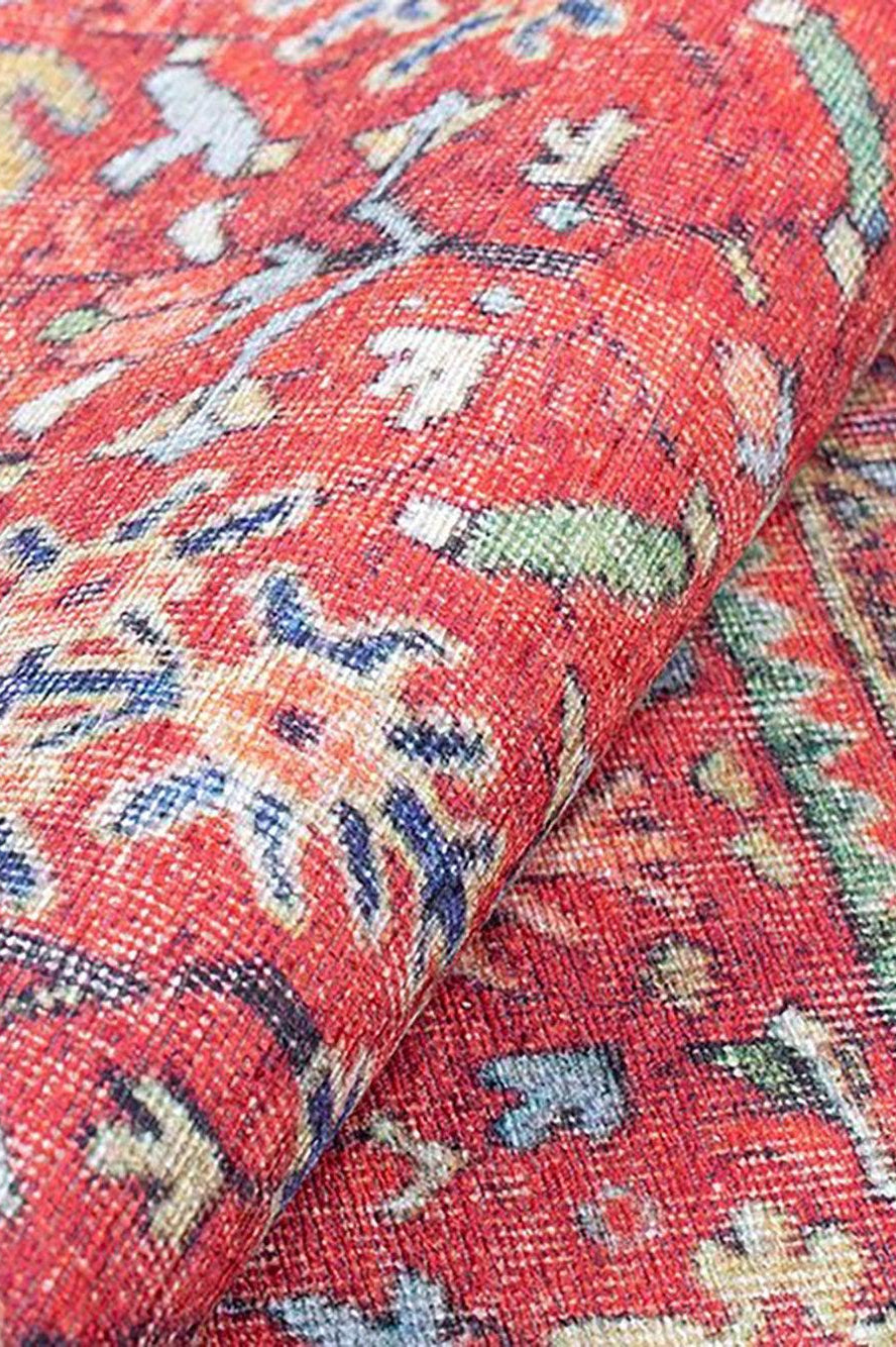 Aya Turkish Colorful Floral Rug