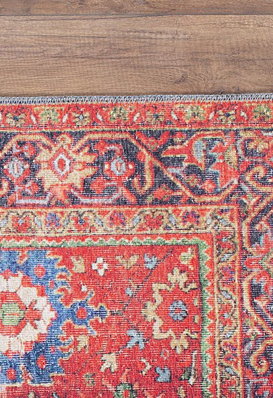 Aya Turkish Colorful Floral Rug