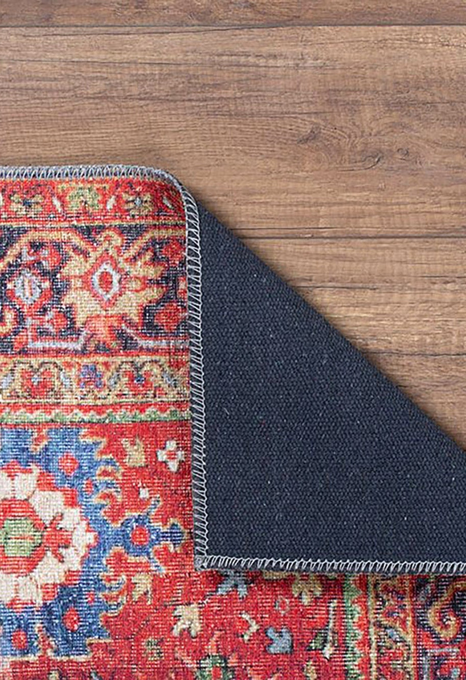 Aya Turkish Colorful Floral Rug