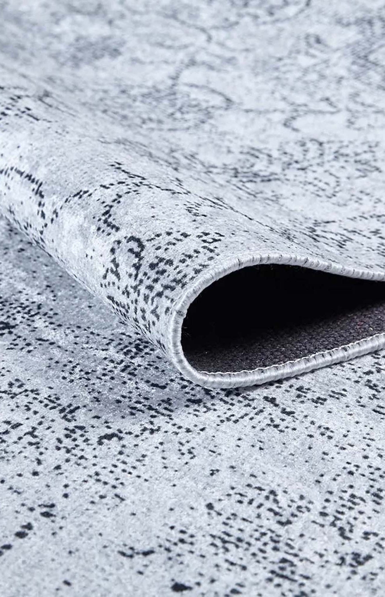 Ayla Turkish Faded Gray Rug