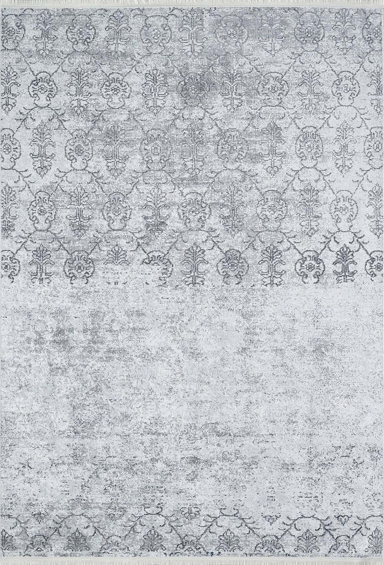 Ayla Turkish Faded Gray Rug