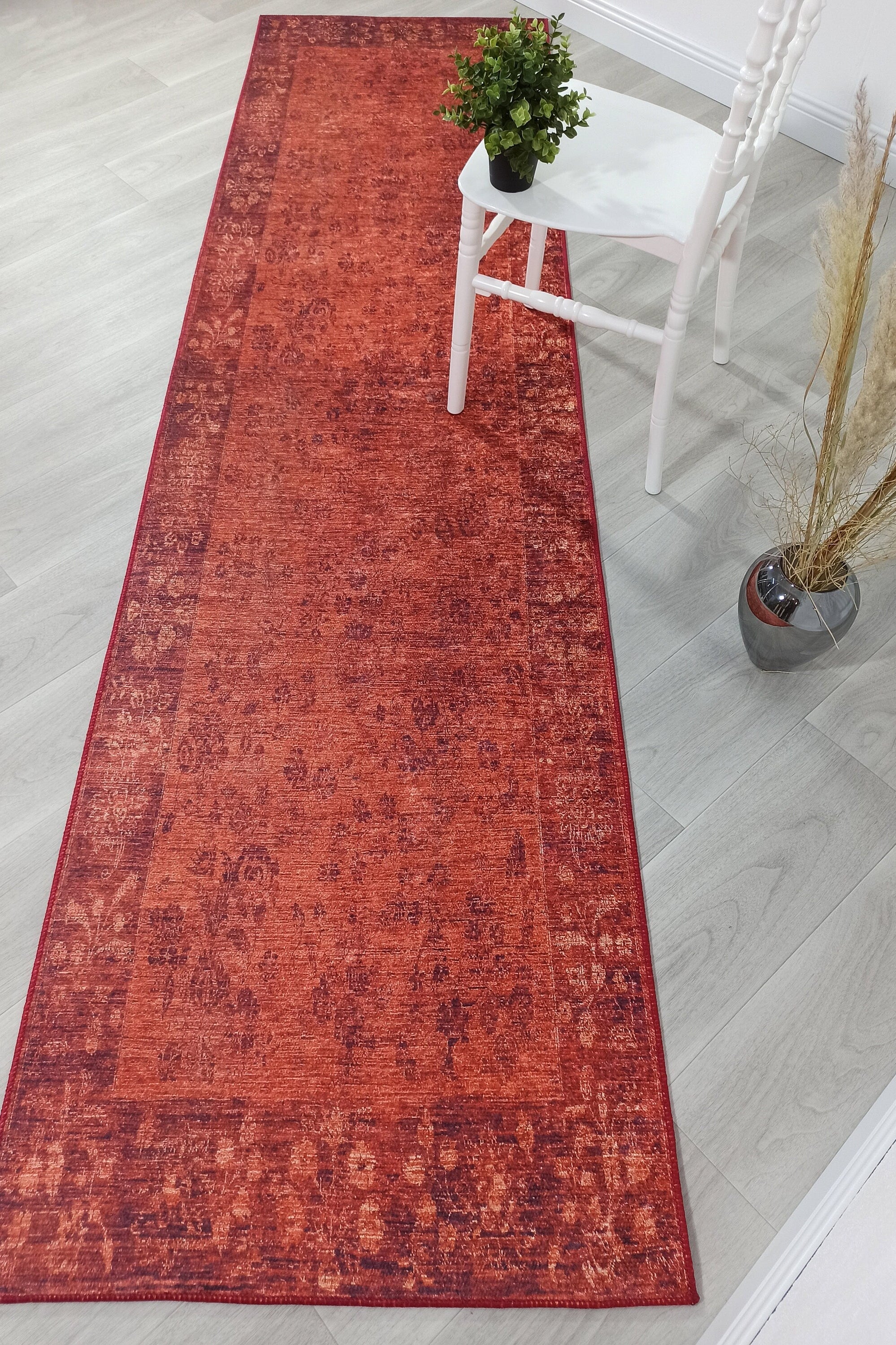 Ragda Turkish Red Beige Oushak Rug