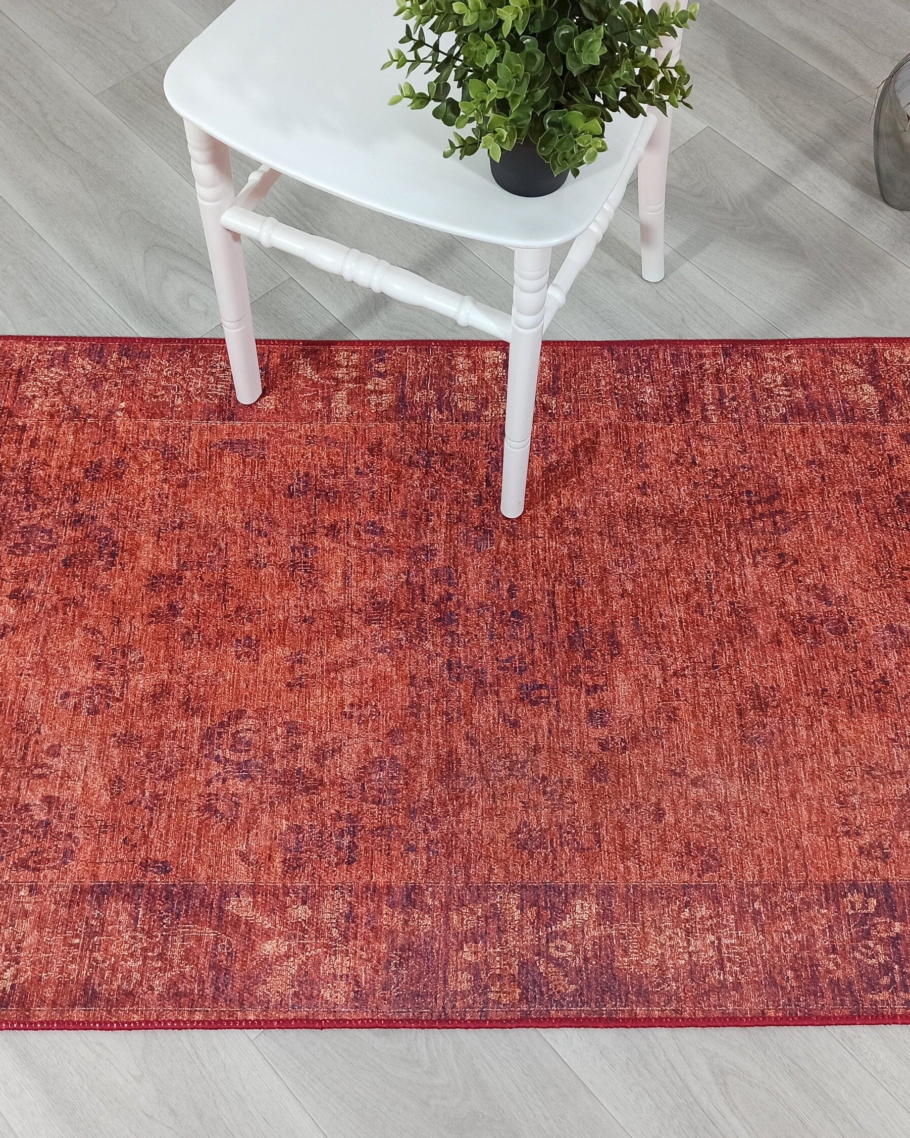 Ragda Turkish Red Beige Oushak Rug