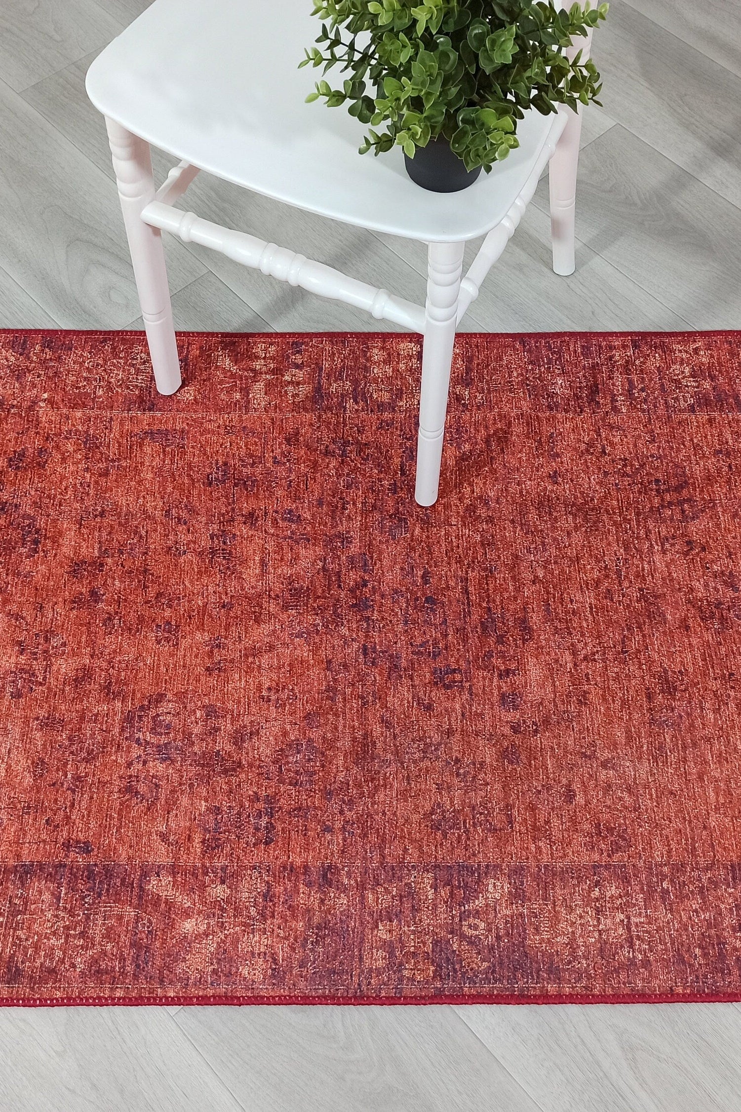 Ragda Turkish Red Beige Oushak Rug