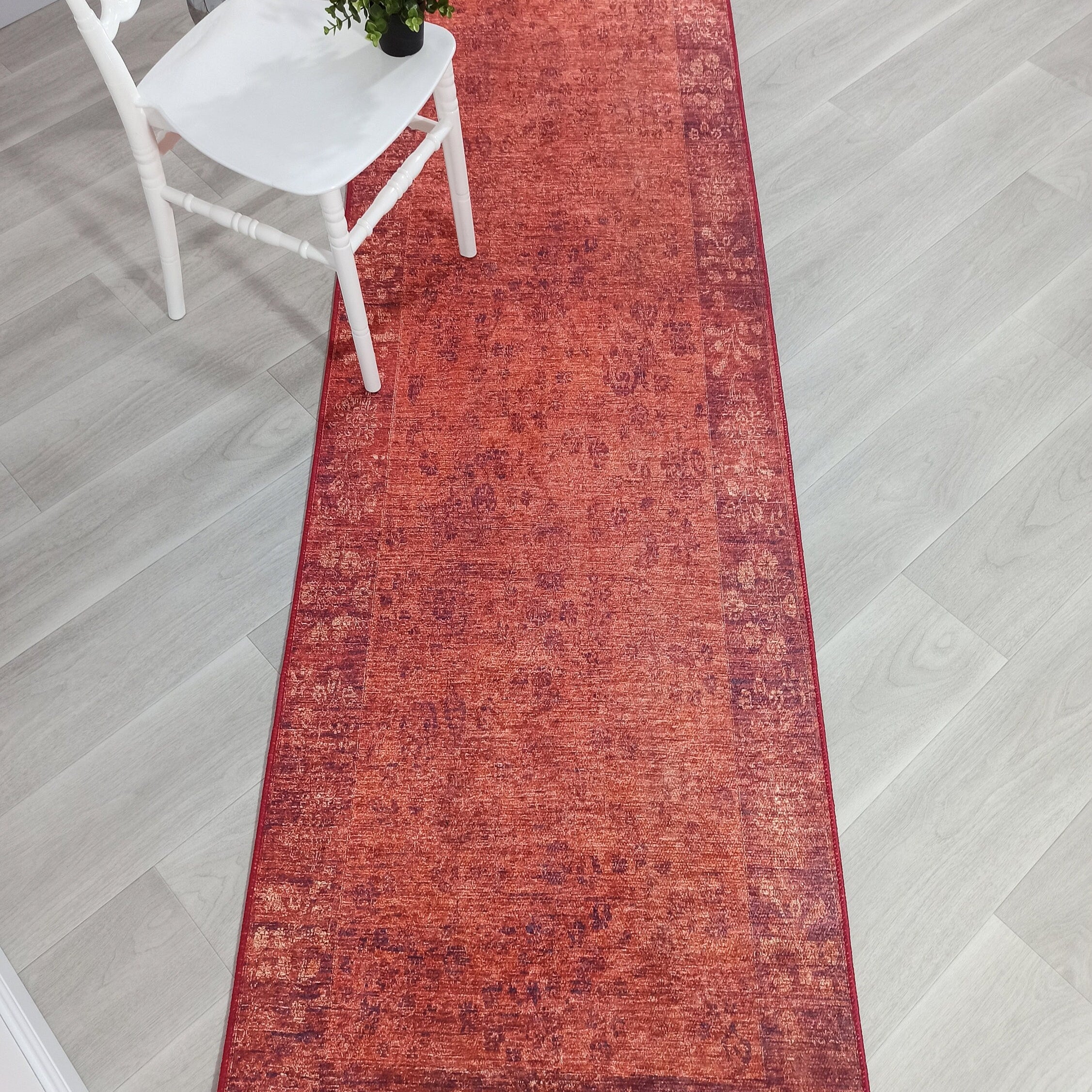 Ragda Turkish Red Beige Oushak Rug