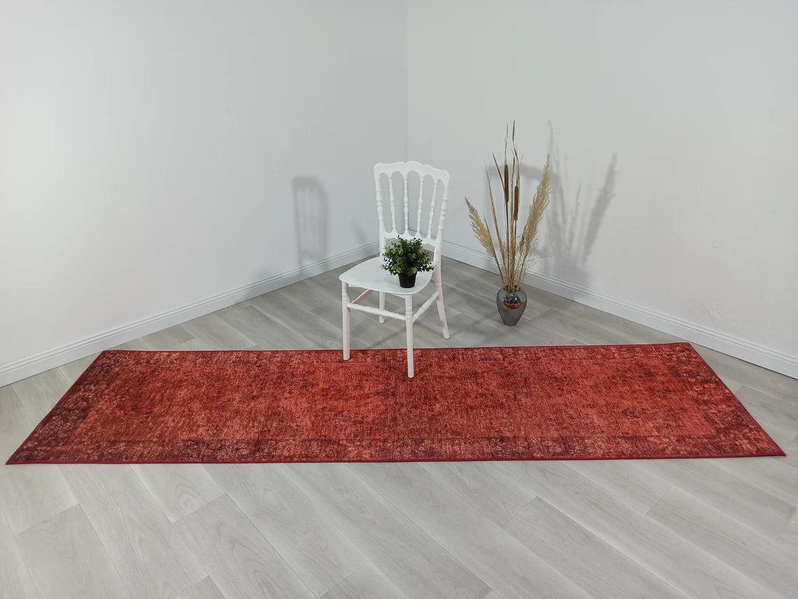 Ragda Turkish Red Beige Oushak Rug