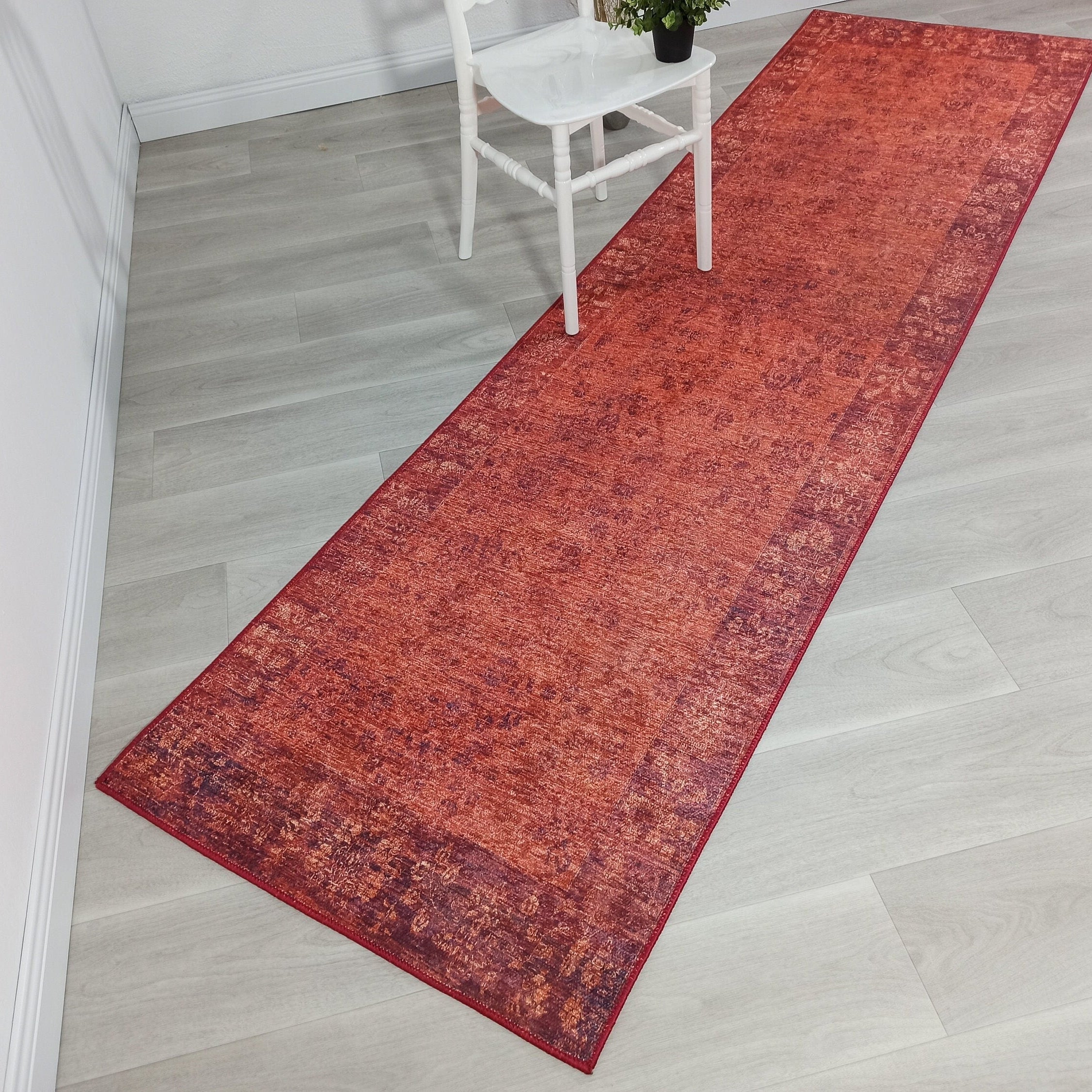Ragda Turkish Red Beige Oushak Rug