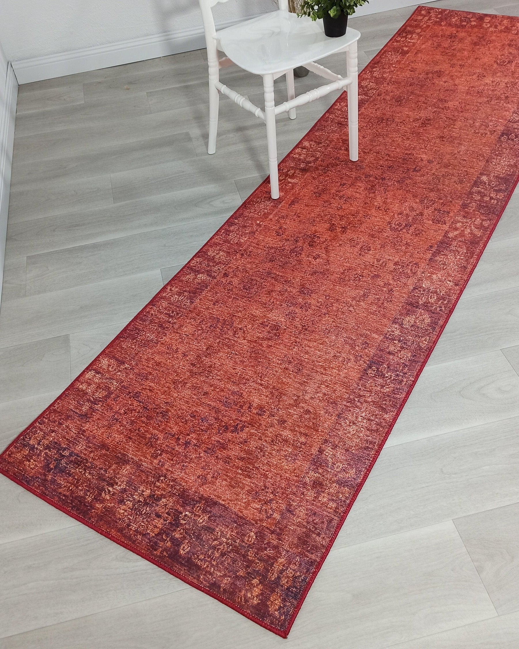 Ragda Turkish Red Beige Oushak Rug