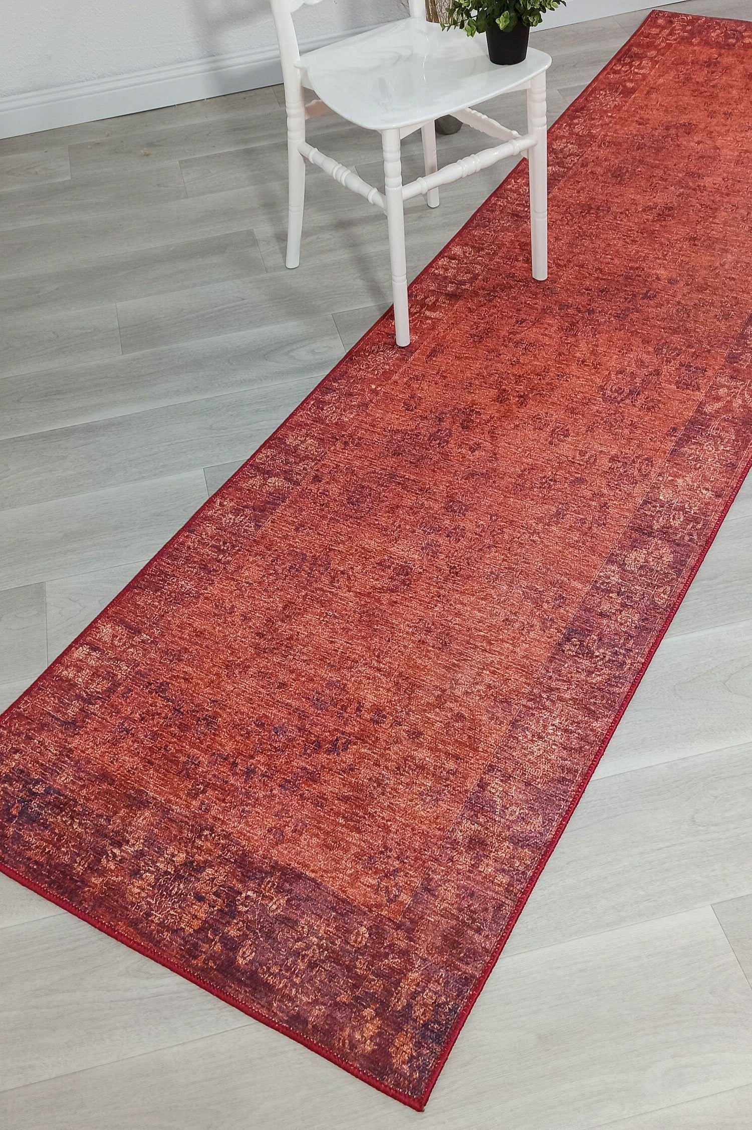 Ragda Turkish Red Beige Oushak Rug