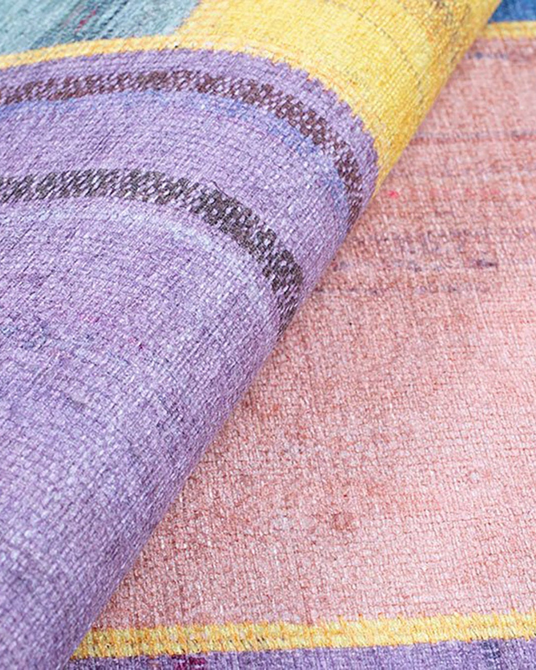 Azay Rag Rug Summer Colorful Rag Rug