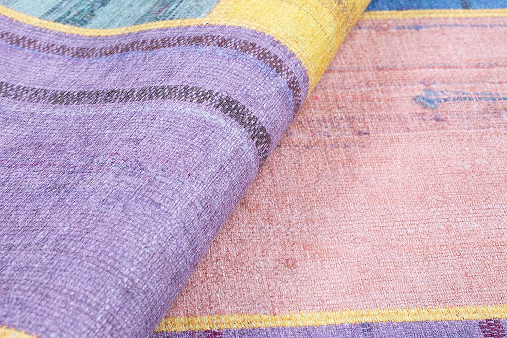 Azay Rag Rug Summer Colorful Rag Rug