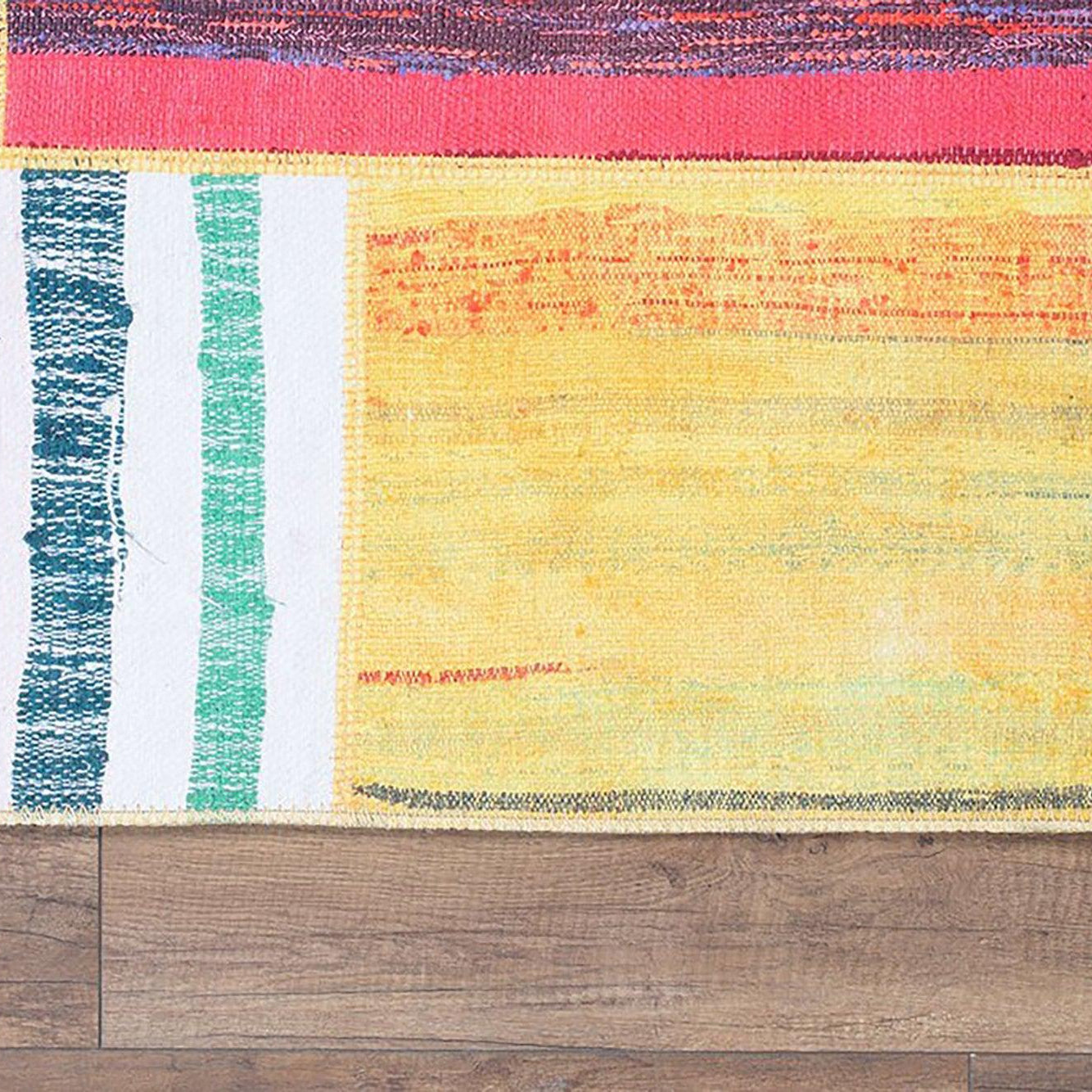 Azay Rag Rug Summer Colorful Rag Rug