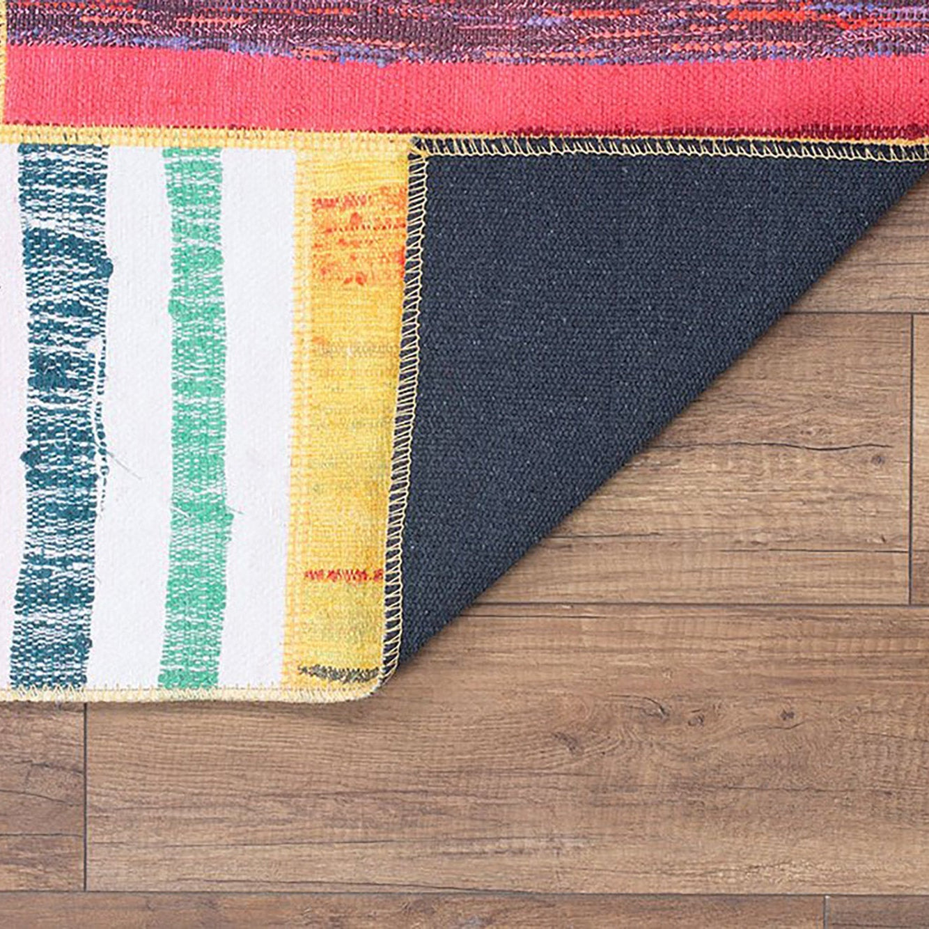 Azay Rag Rug Summer Colorful Rag Rug