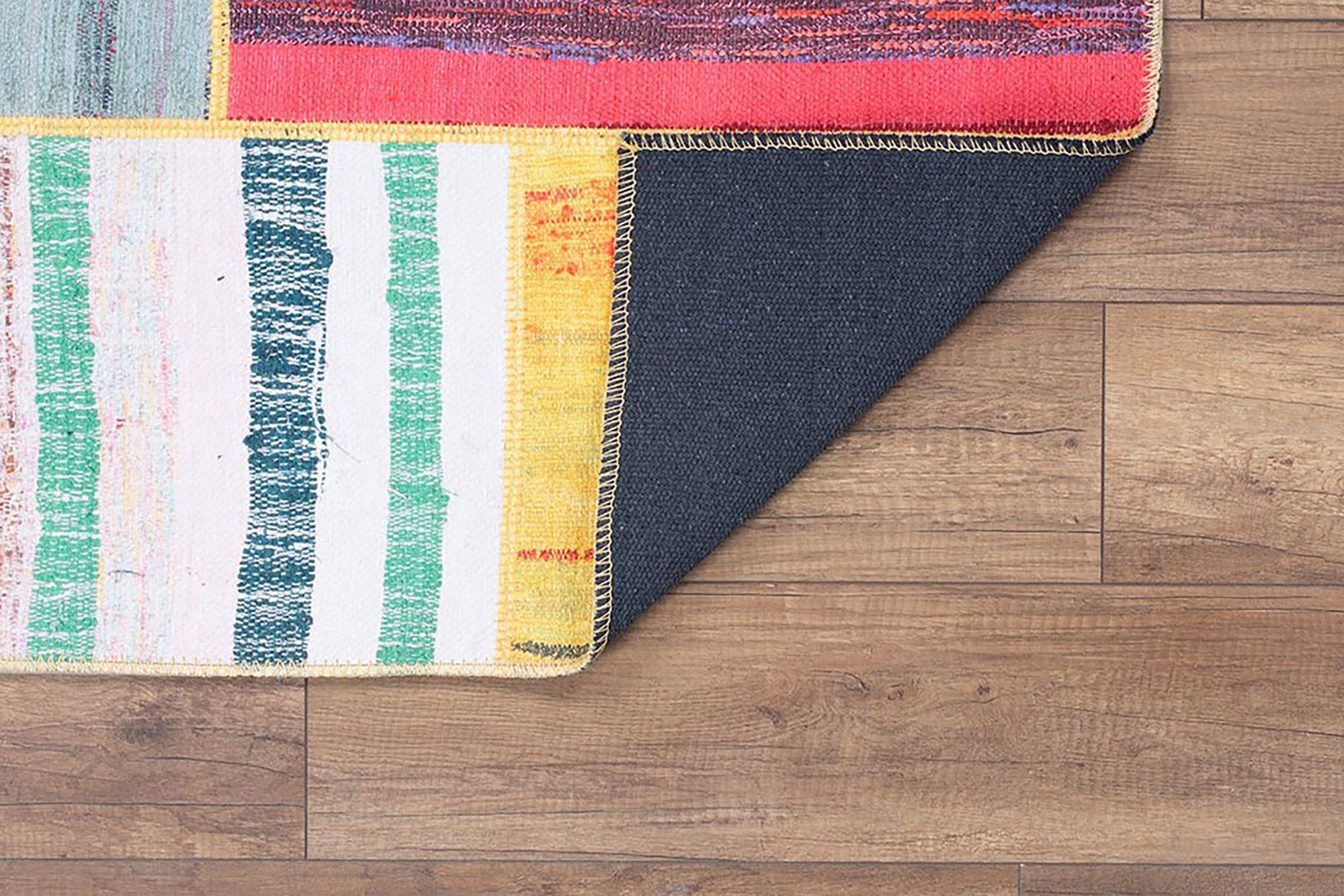 Azay Rag Rug Summer Colorful Rag Rug