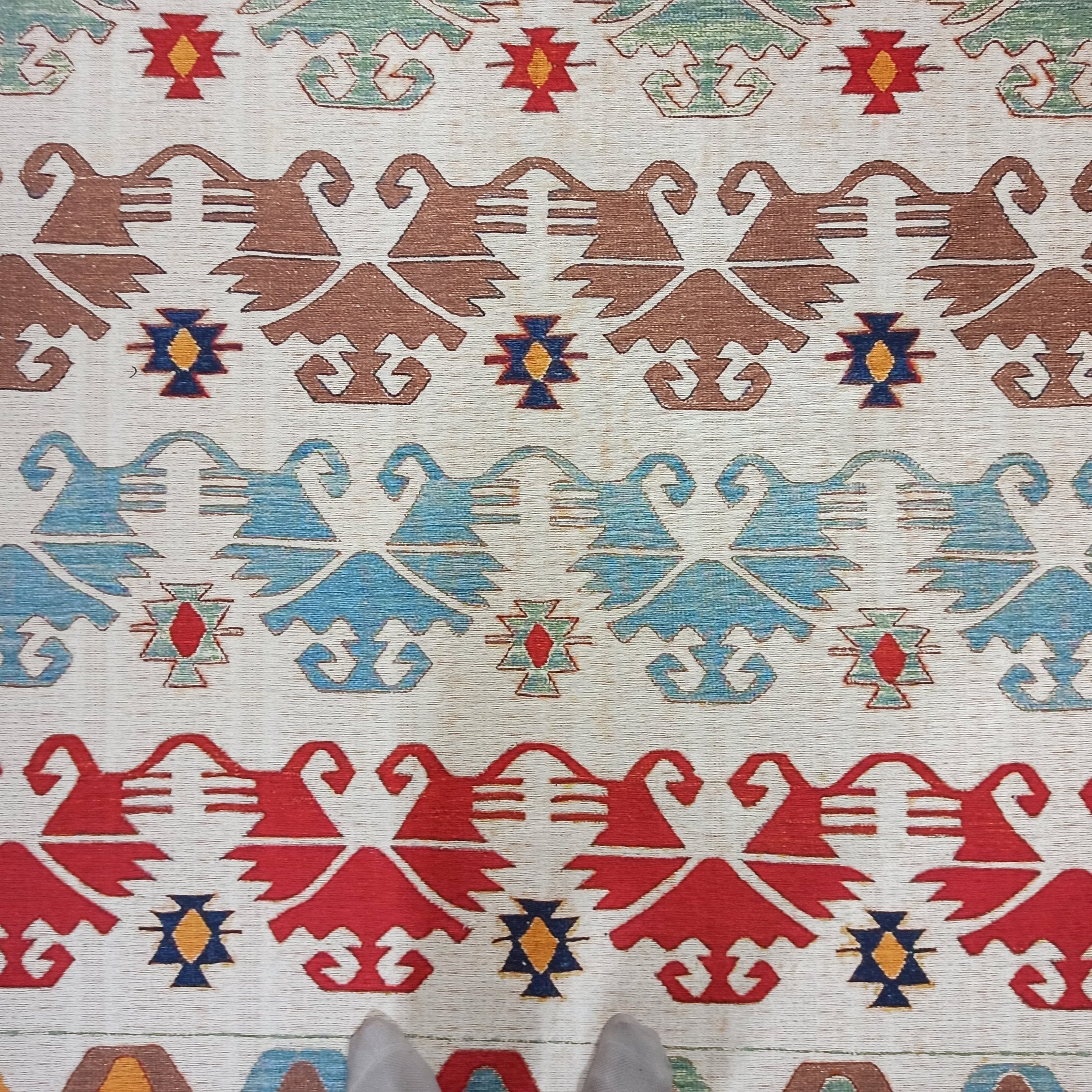 Azay Rug Turkish Colorful Rug